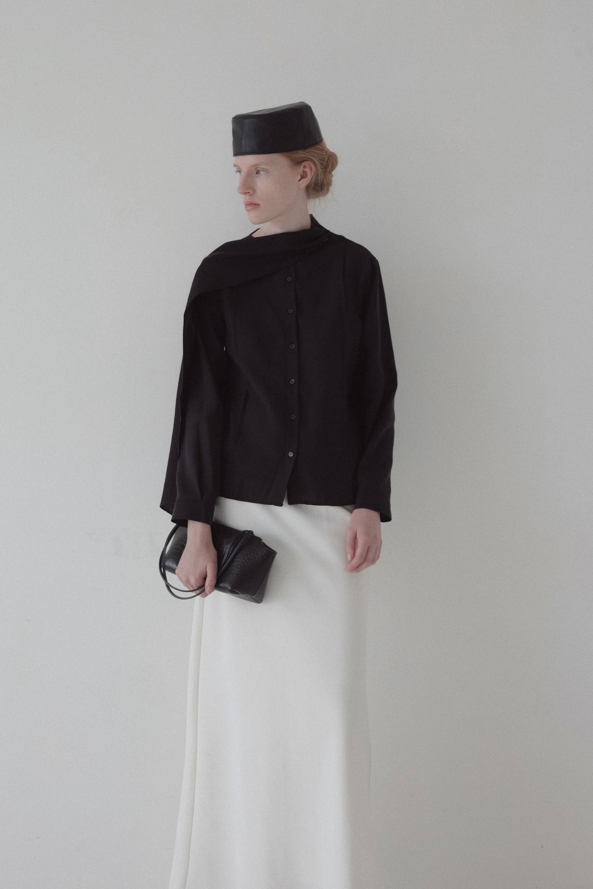 colette scarf blouse