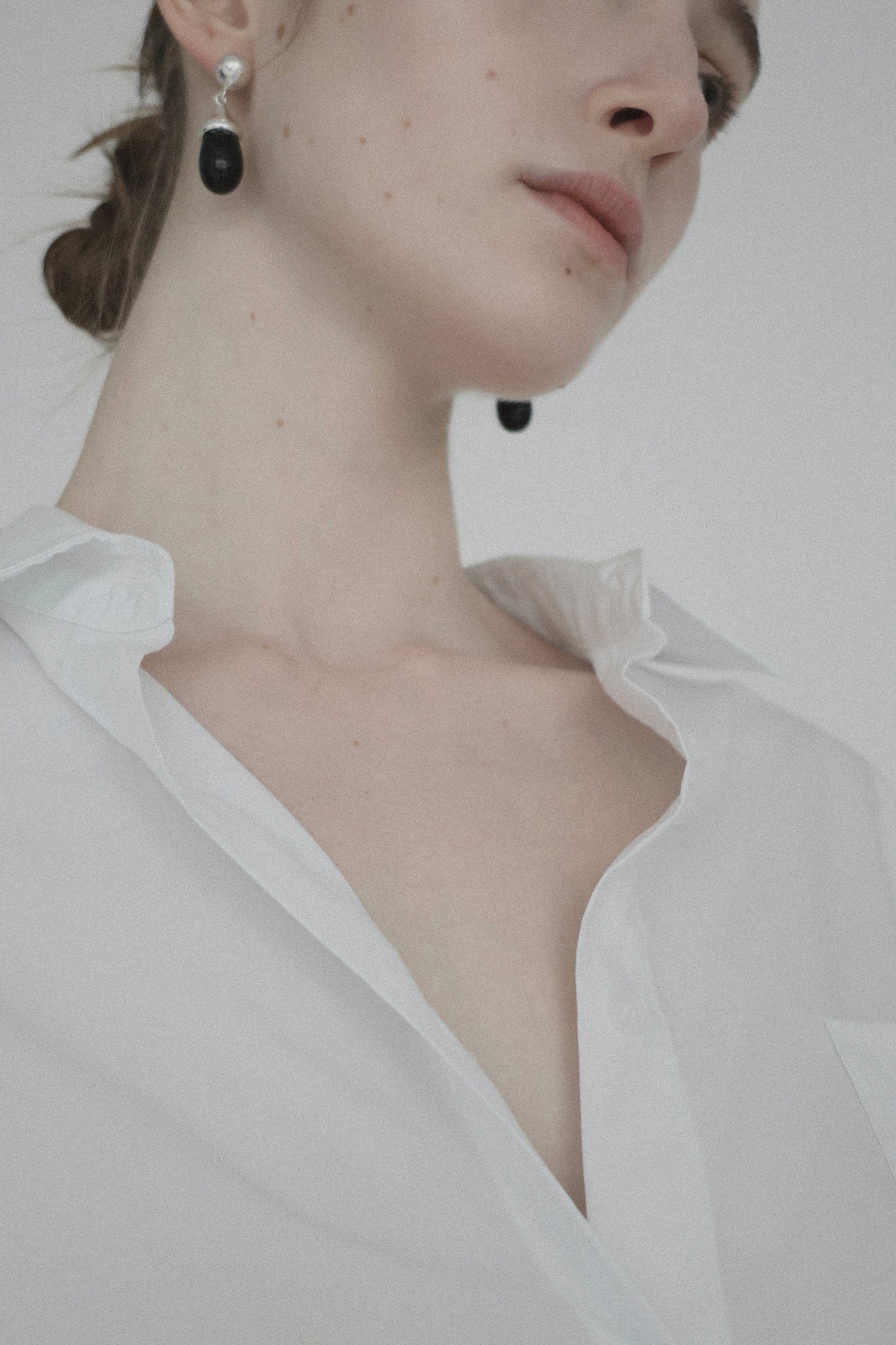 drop onyx earring