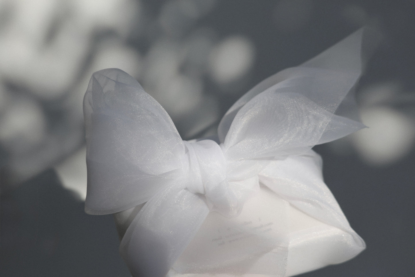 organza wrapped gift set