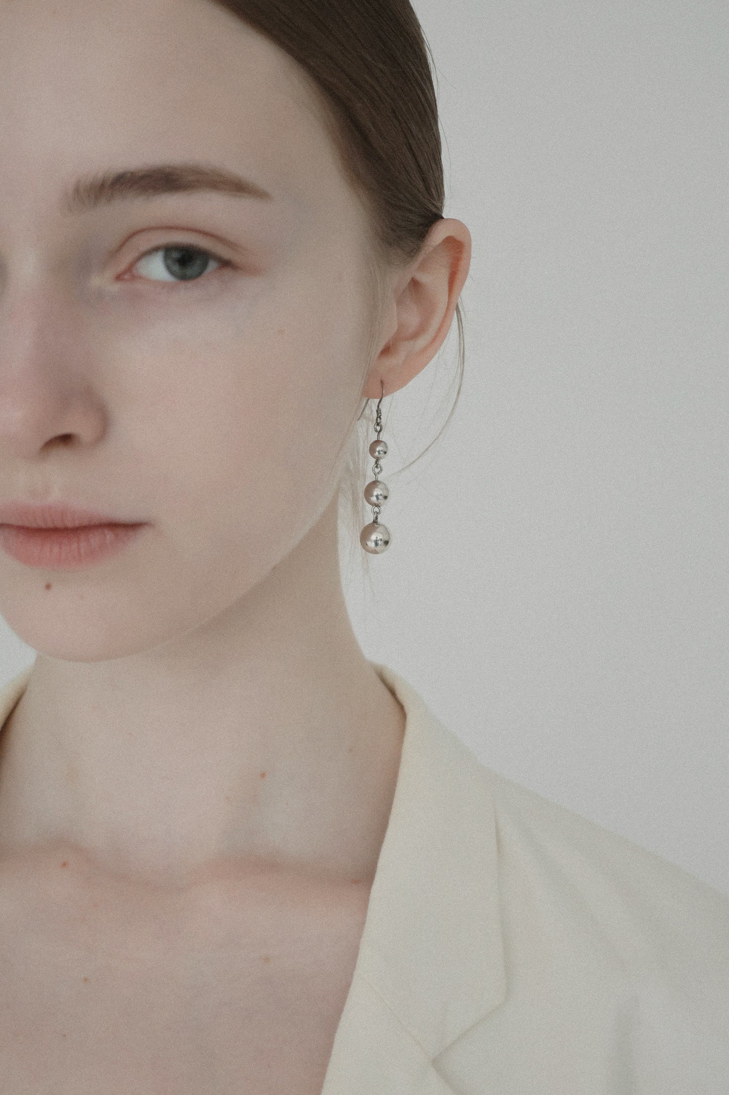 triple ball earring