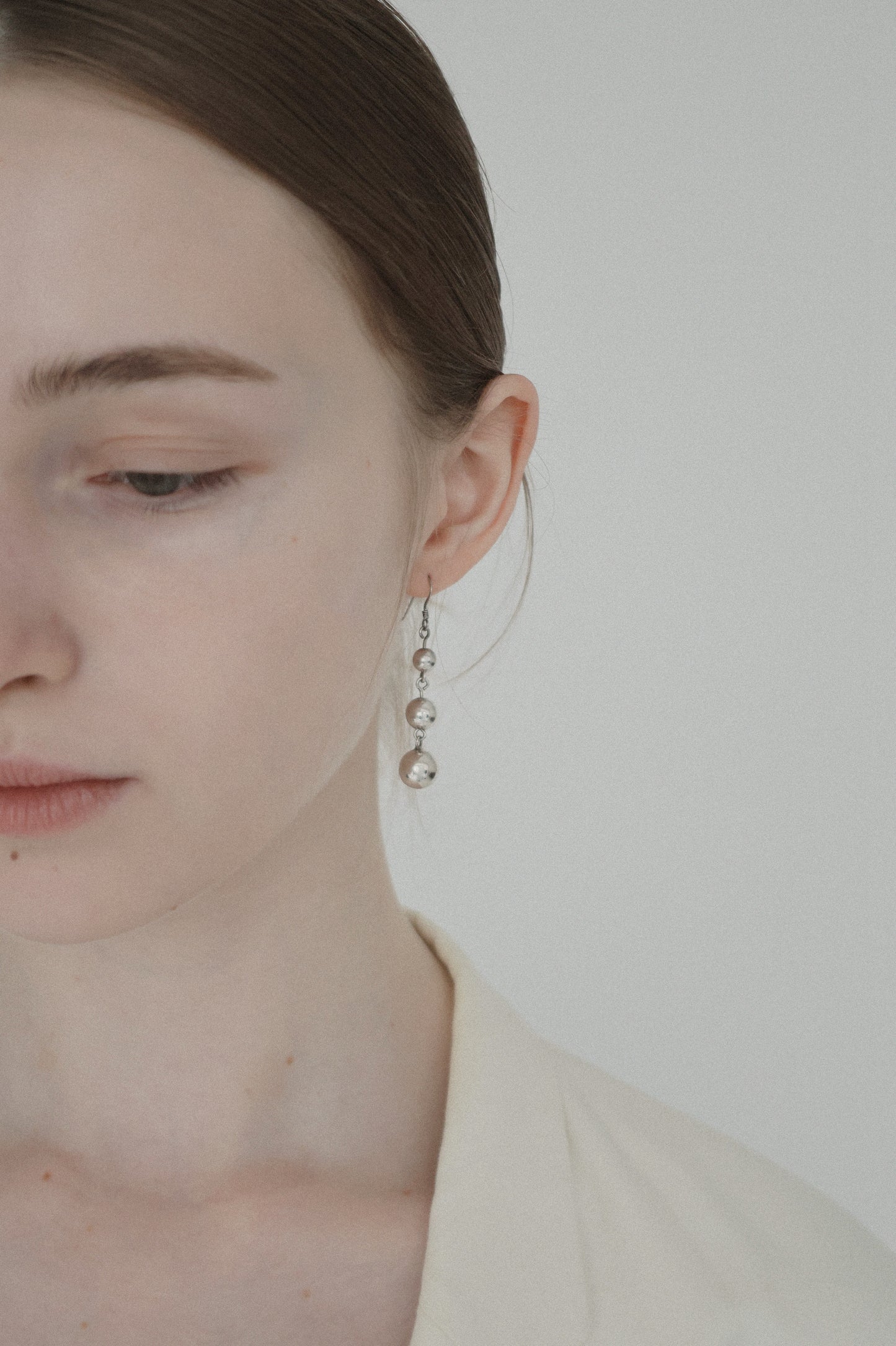 triple ball earring