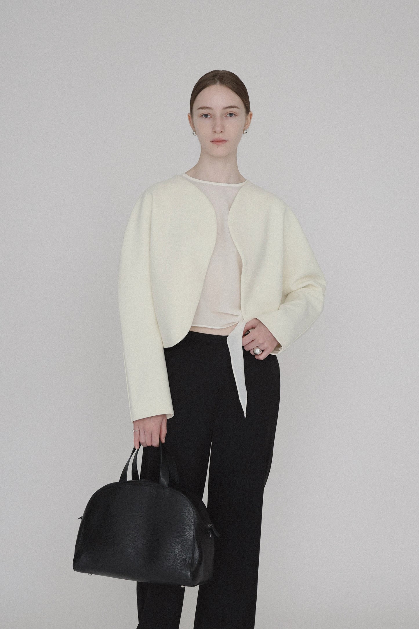 nocollar curve jacket