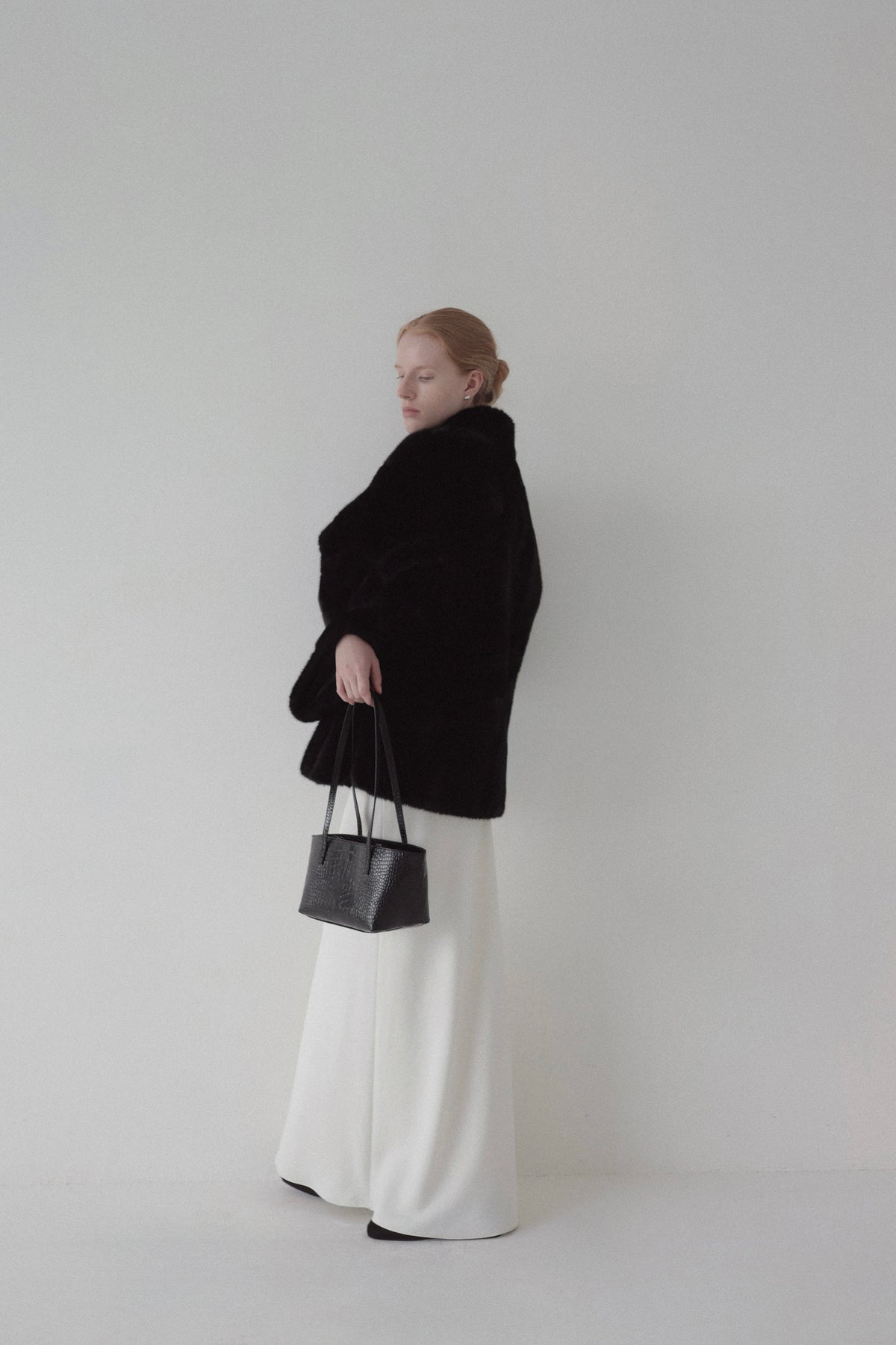 éventail croco bag