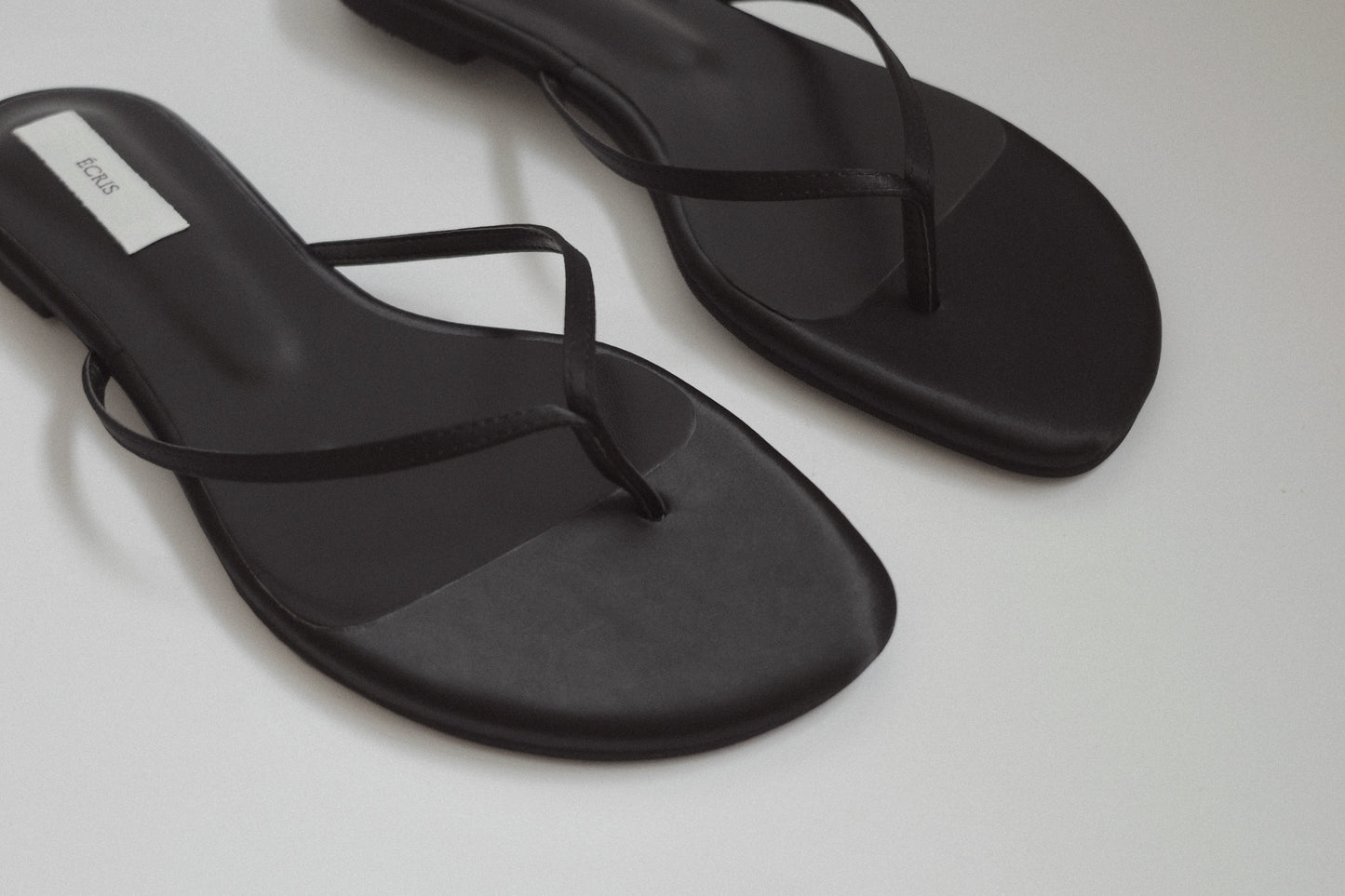 effilé satin sandal