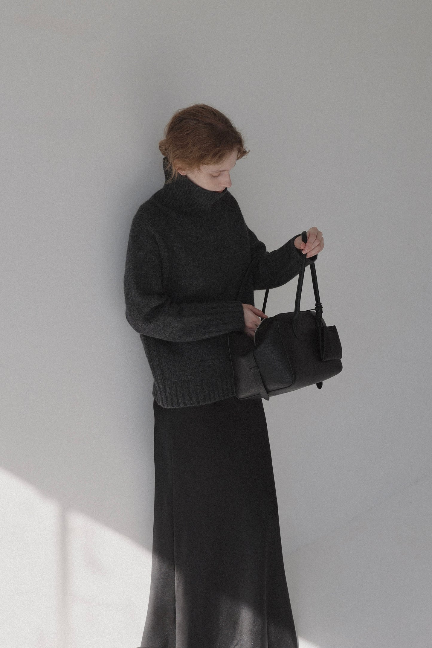 lambswool turtle knit