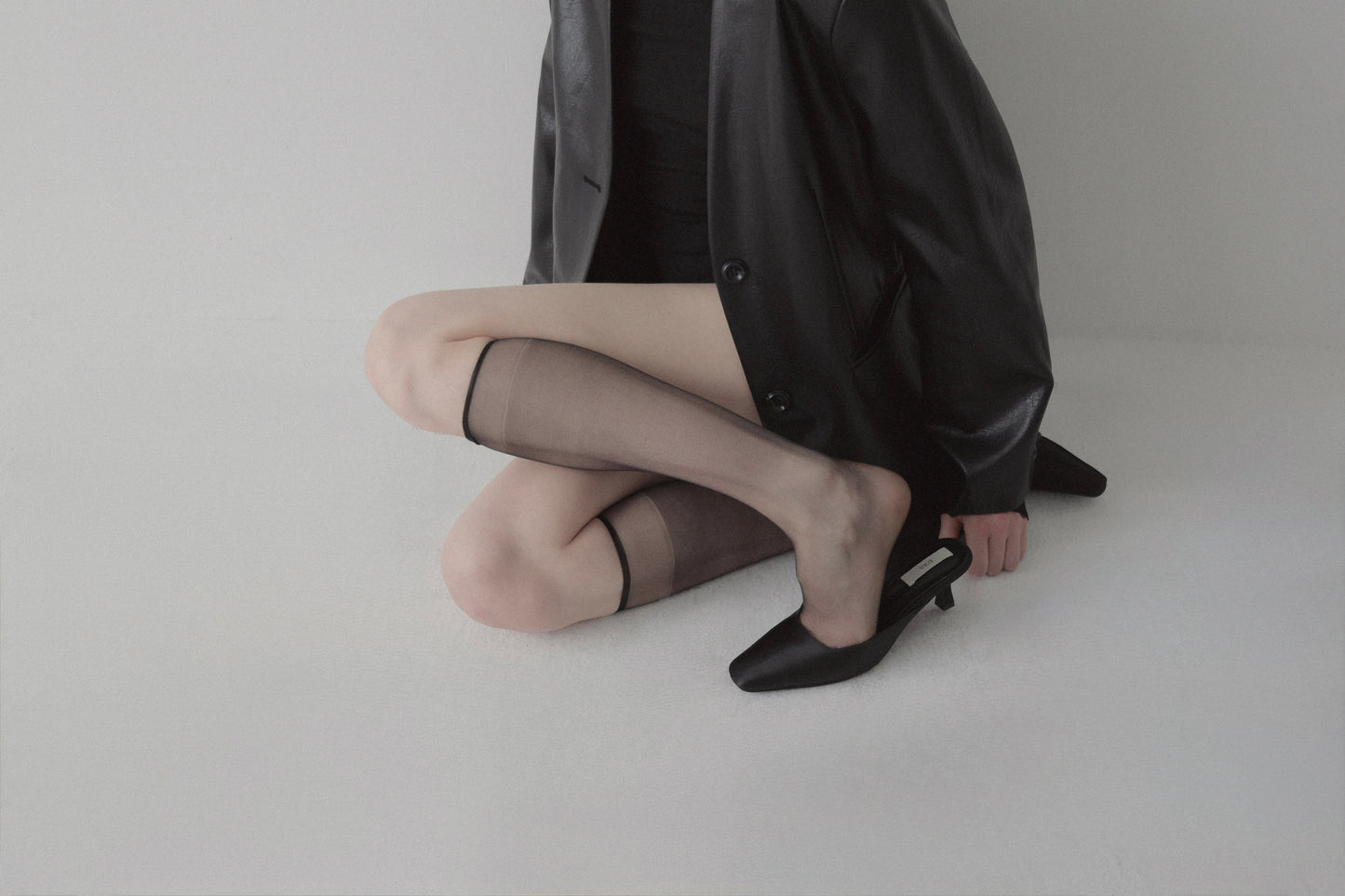 satin mule ( hand made )
