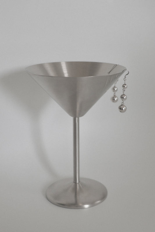 triple ball earring