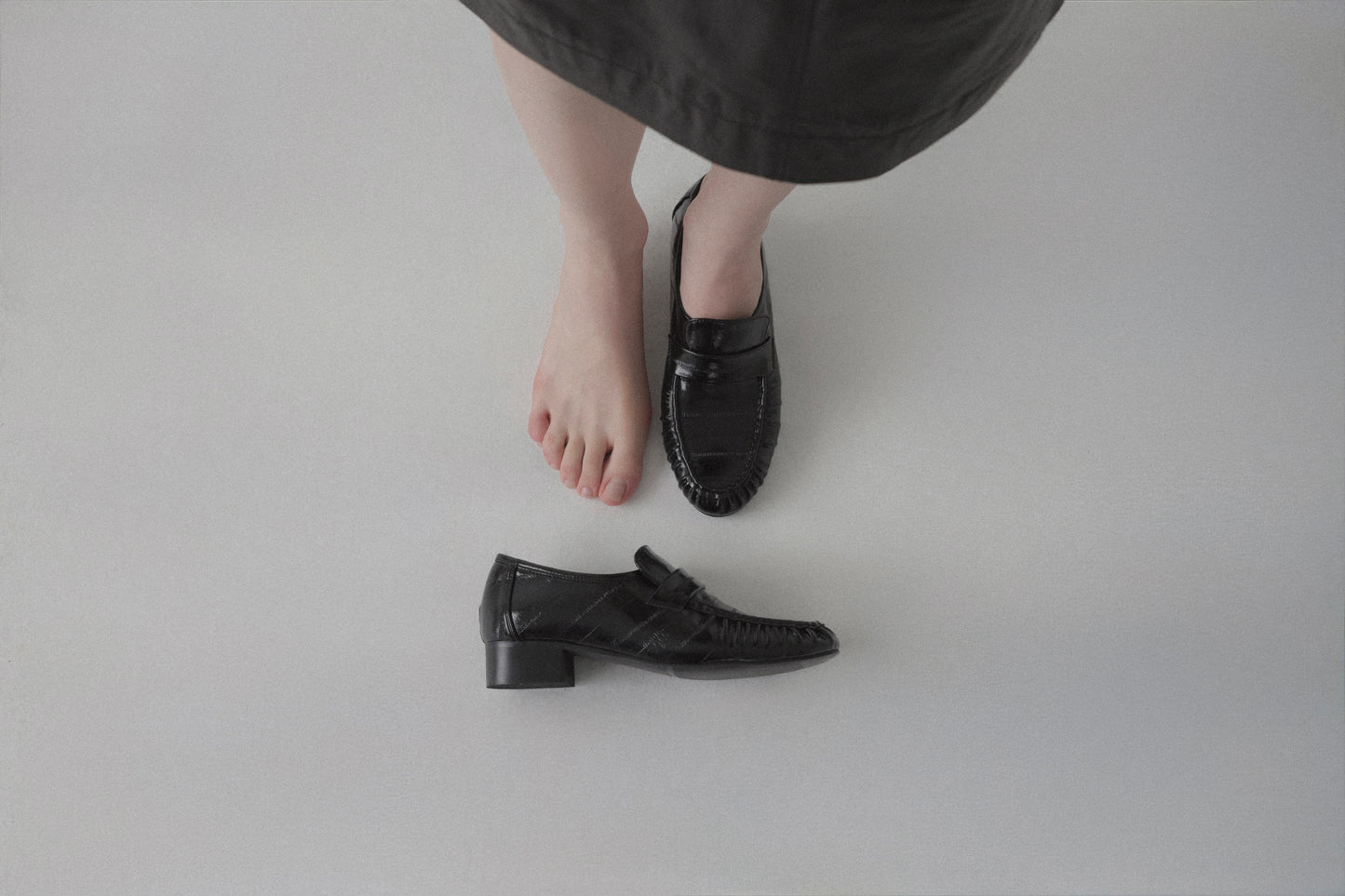 shirring classic loafer ( scratch )