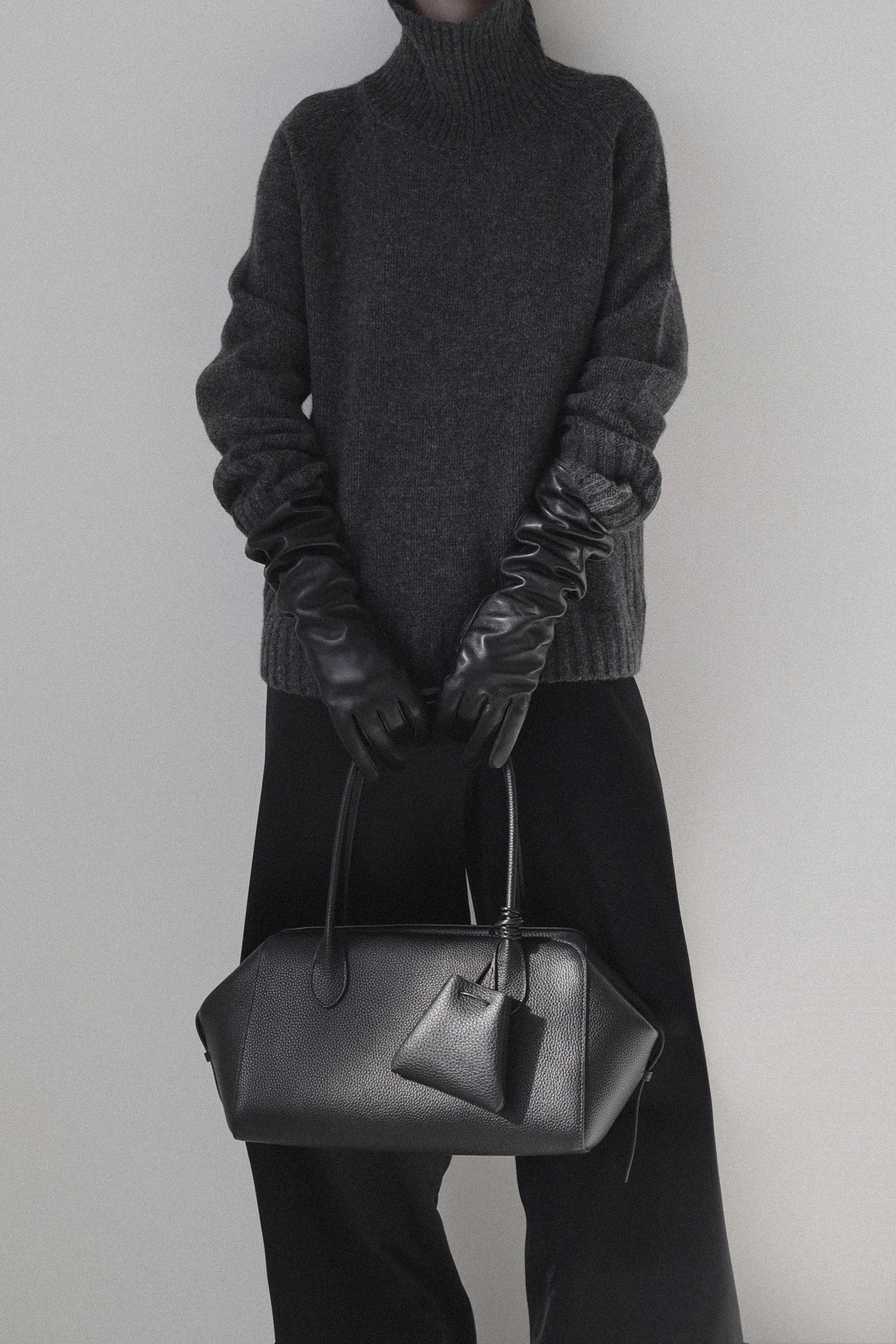 lambswool turtle knit