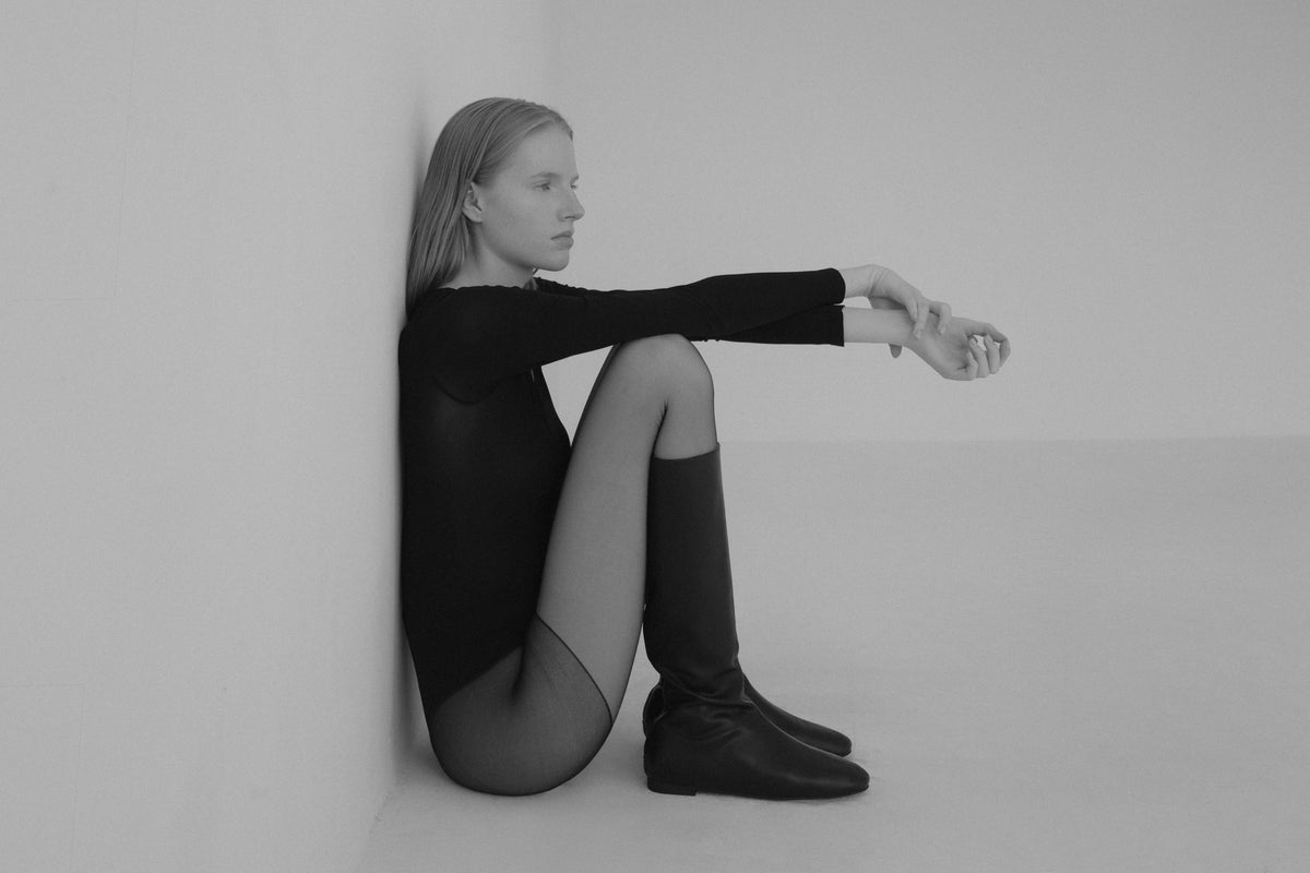 émoussé long boots