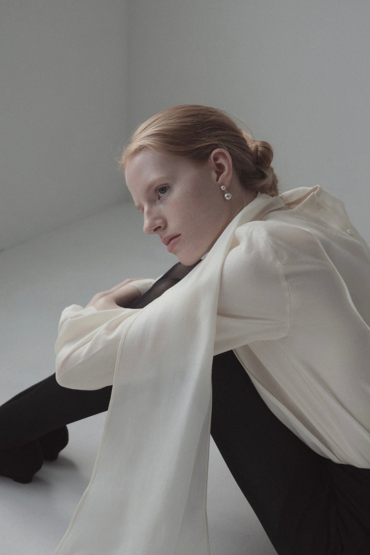 colette scarf blouse