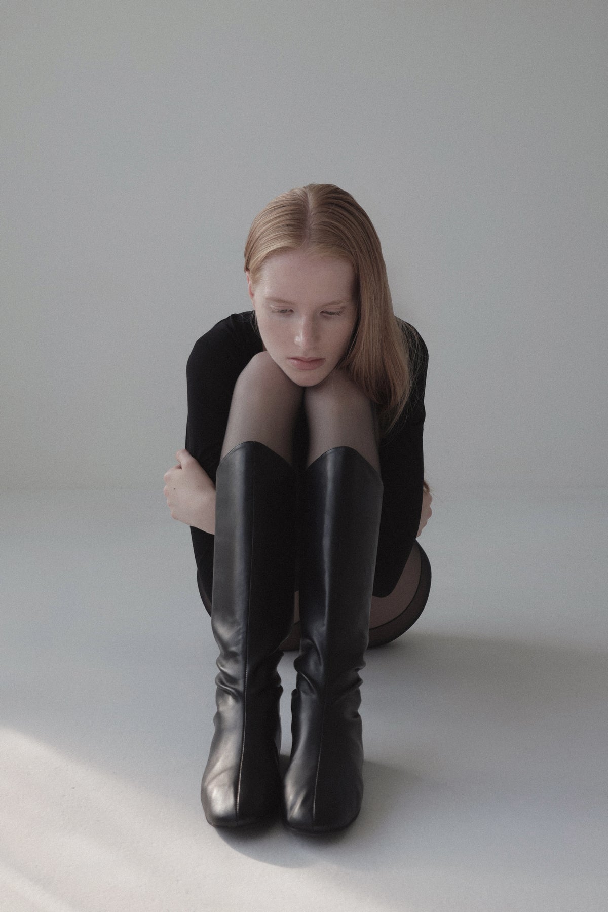émoussé long boots