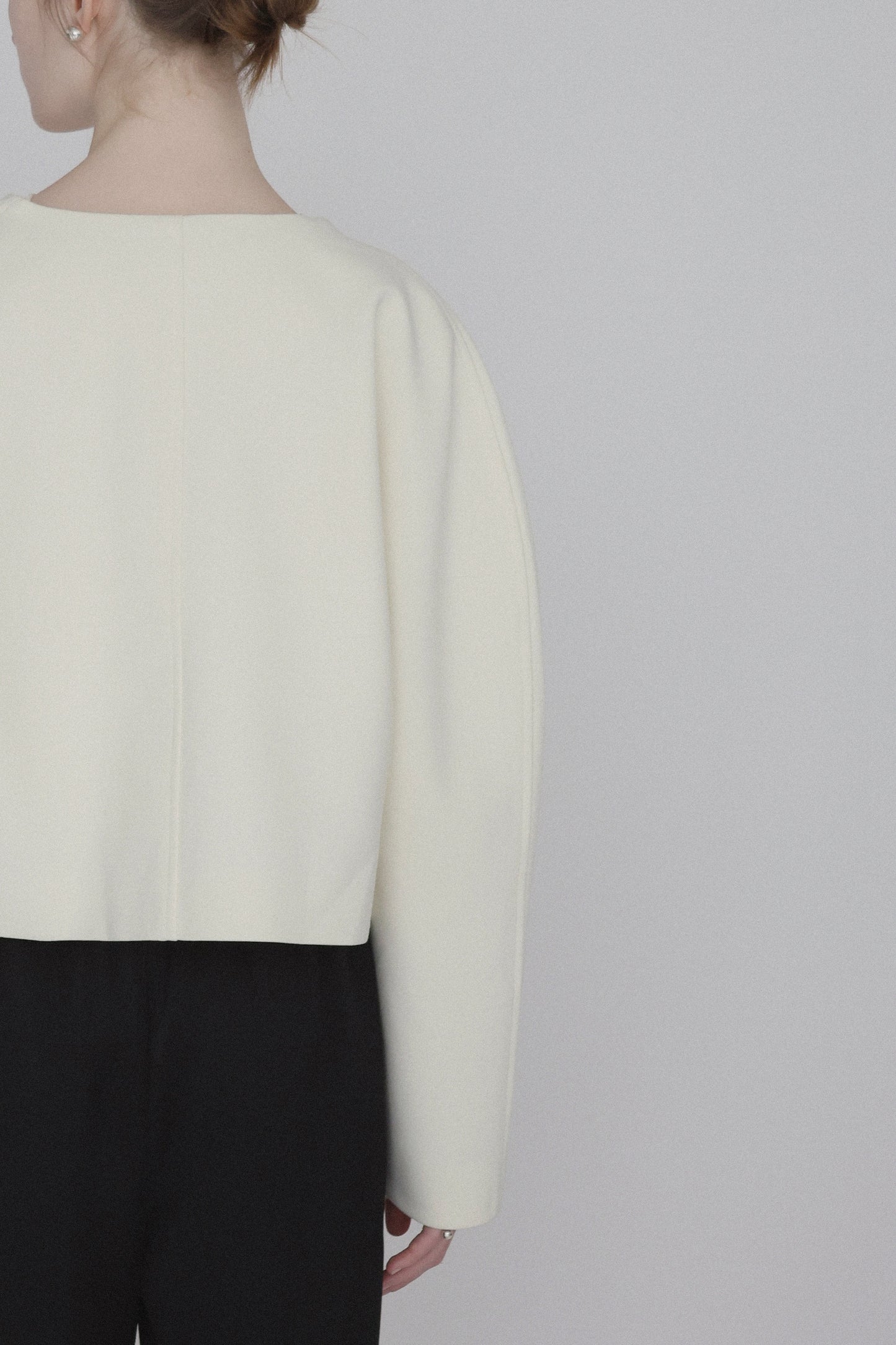 nocollar curve jacket