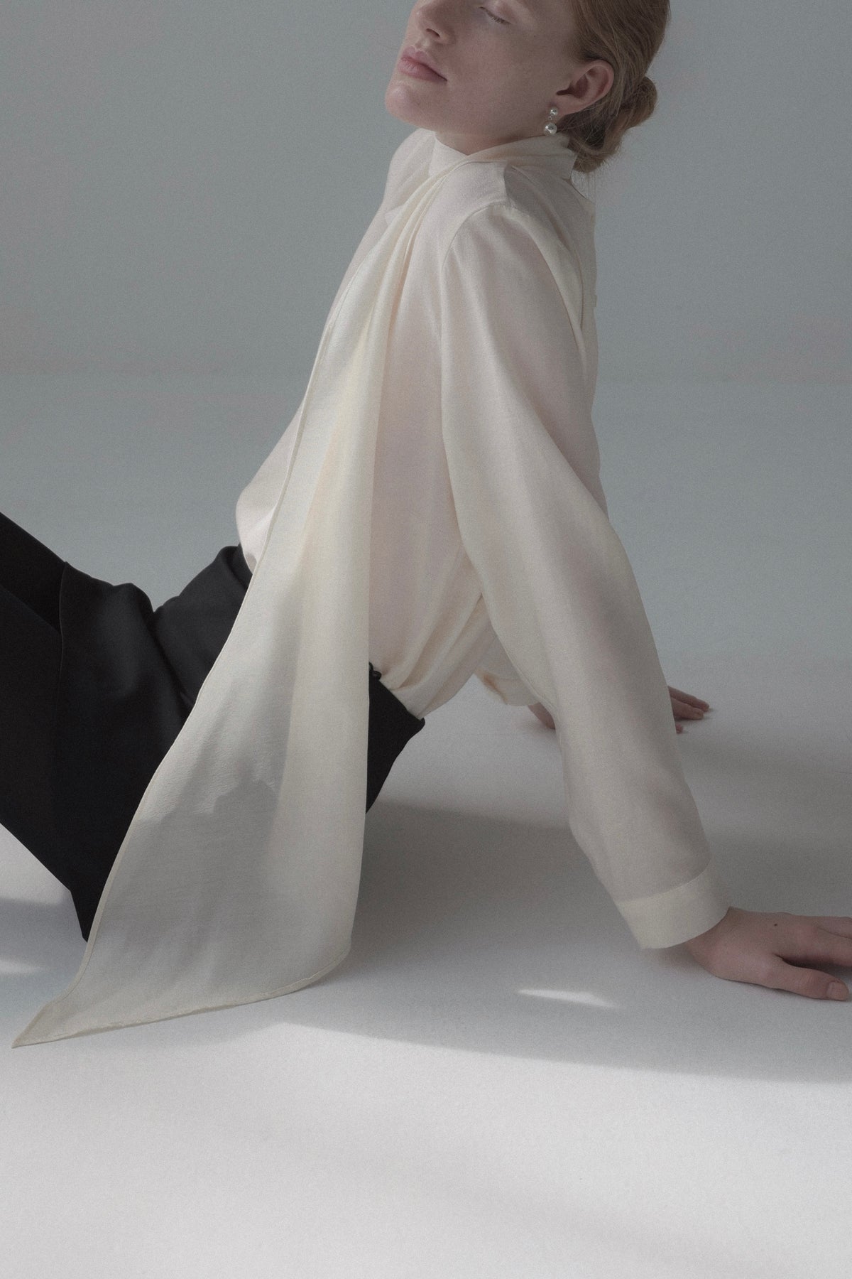 colette scarf blouse