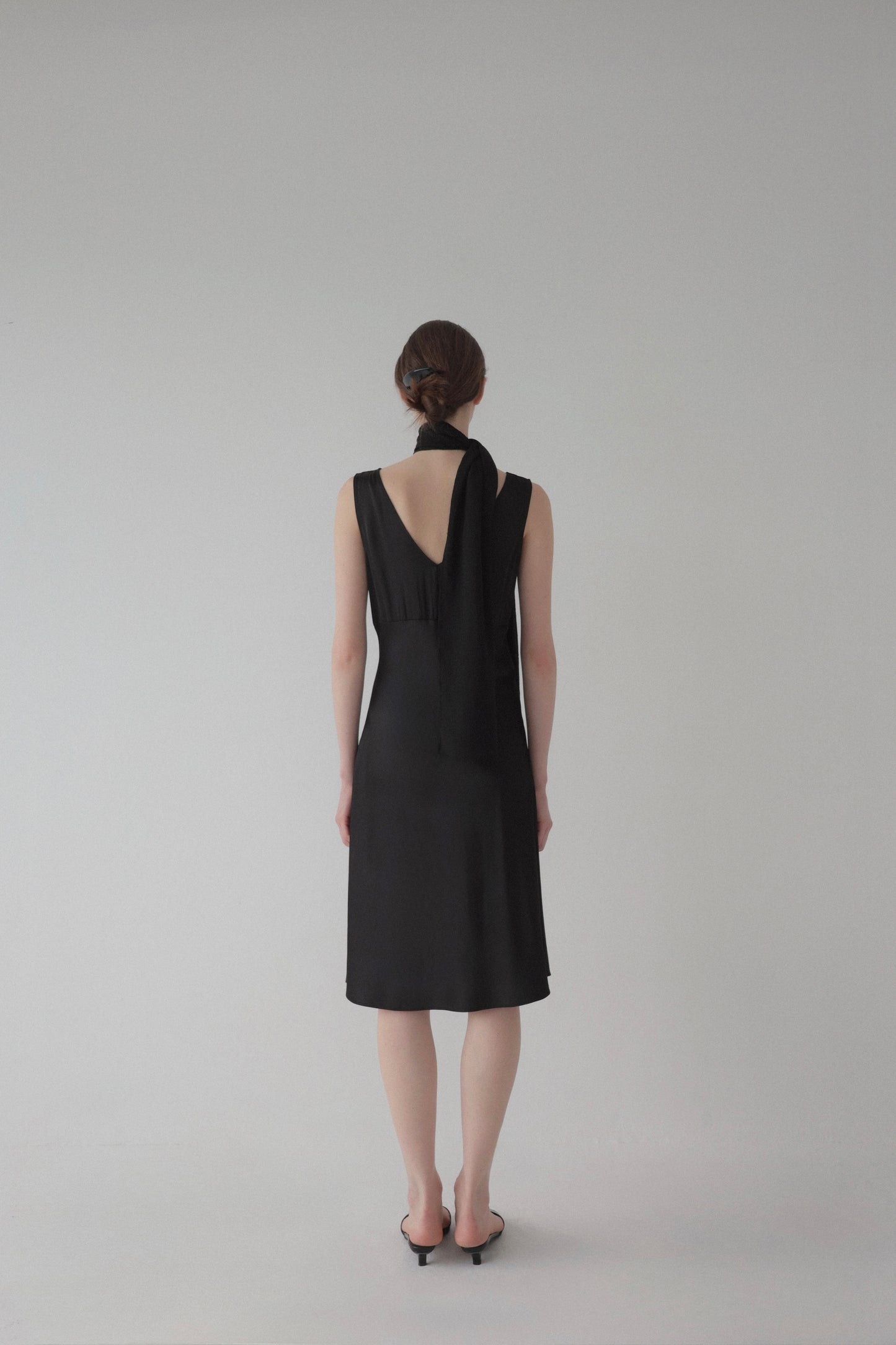 satin midi dress ( limited )