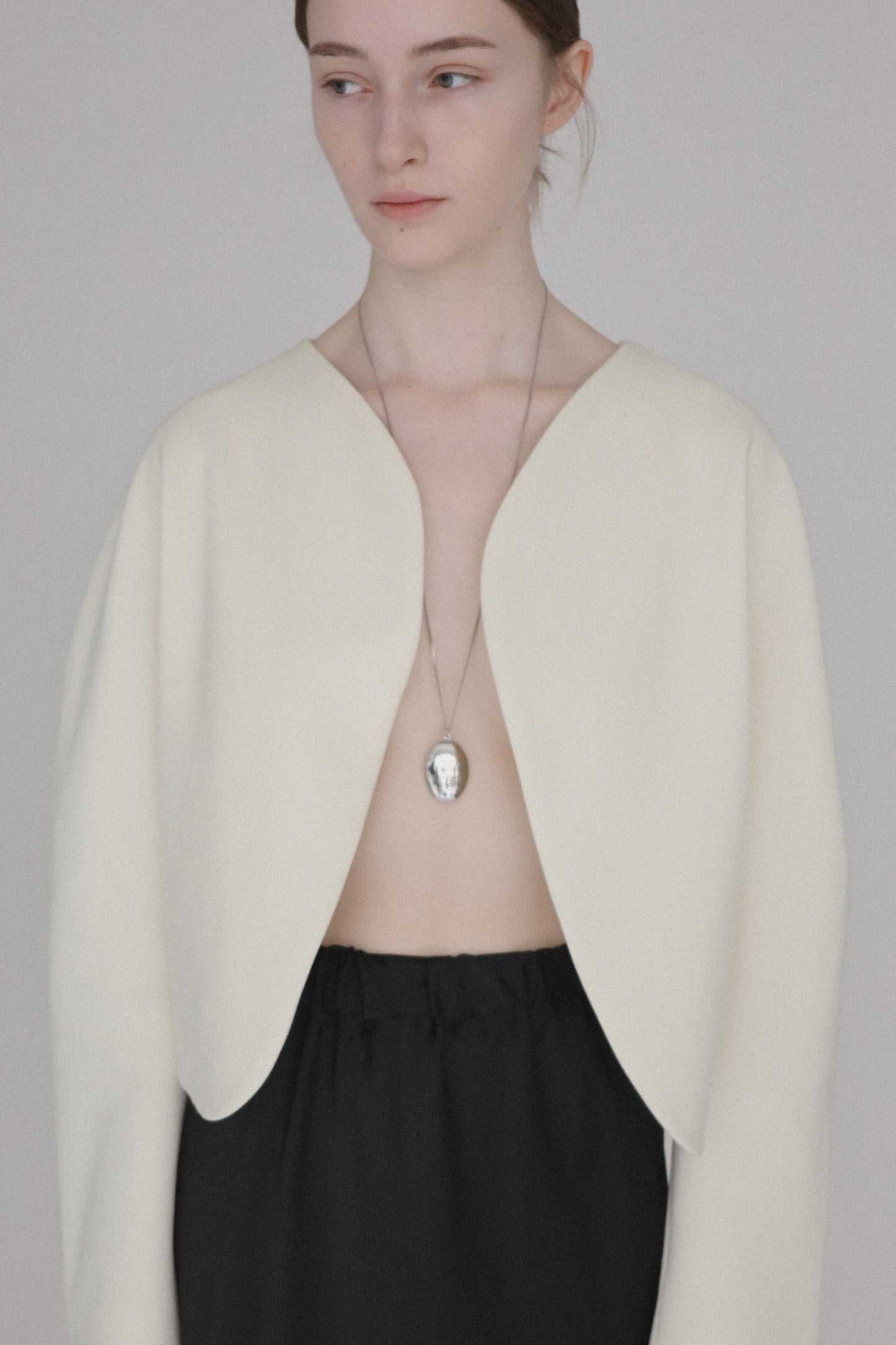 nocollar curve jacket