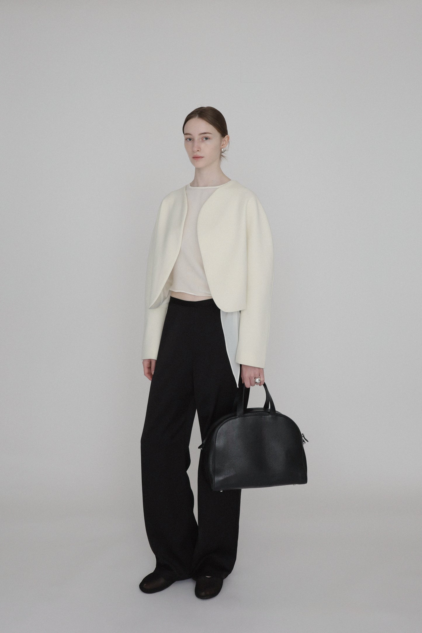 nocollar curve jacket