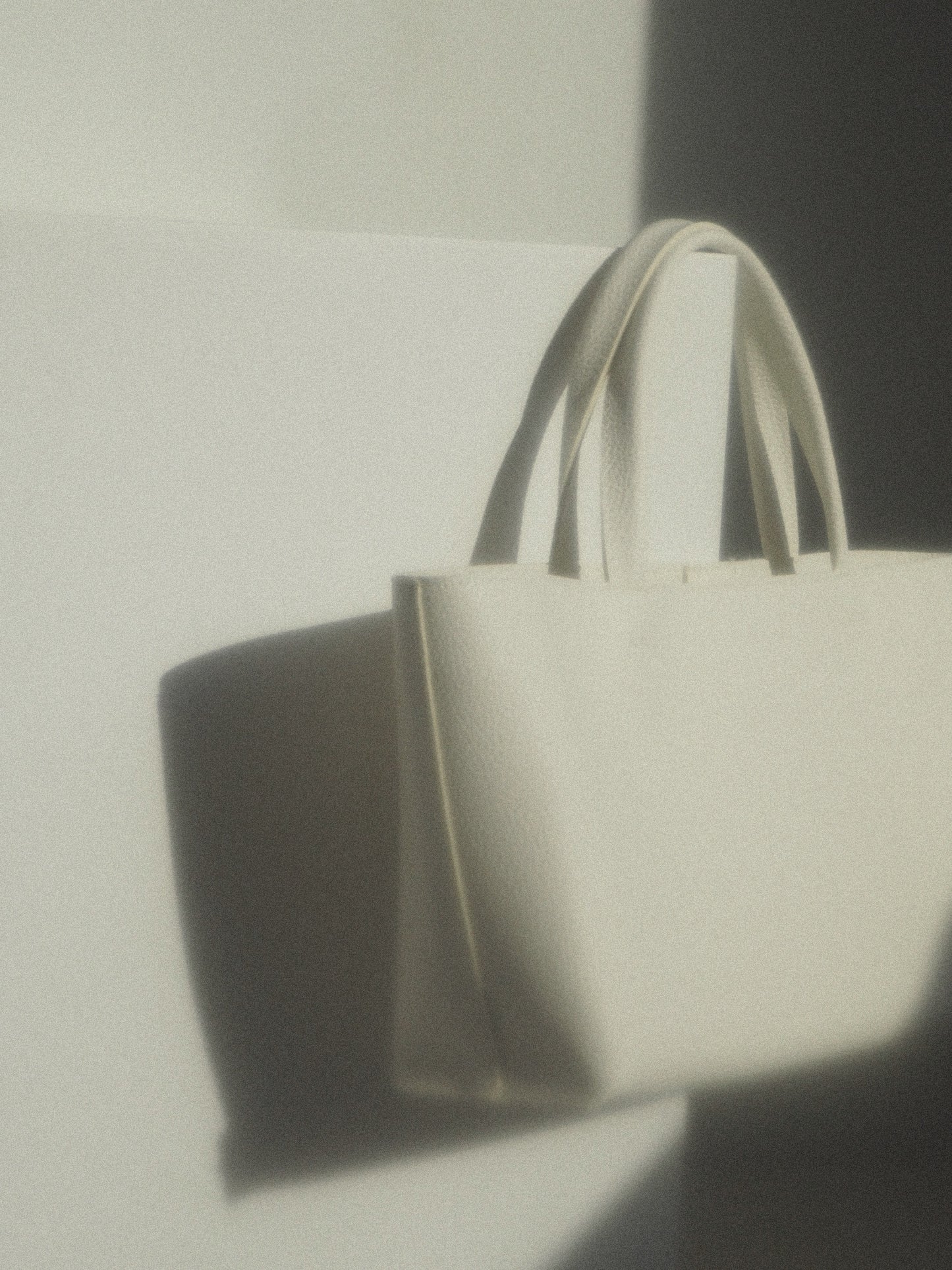 vegan leather oblong bag