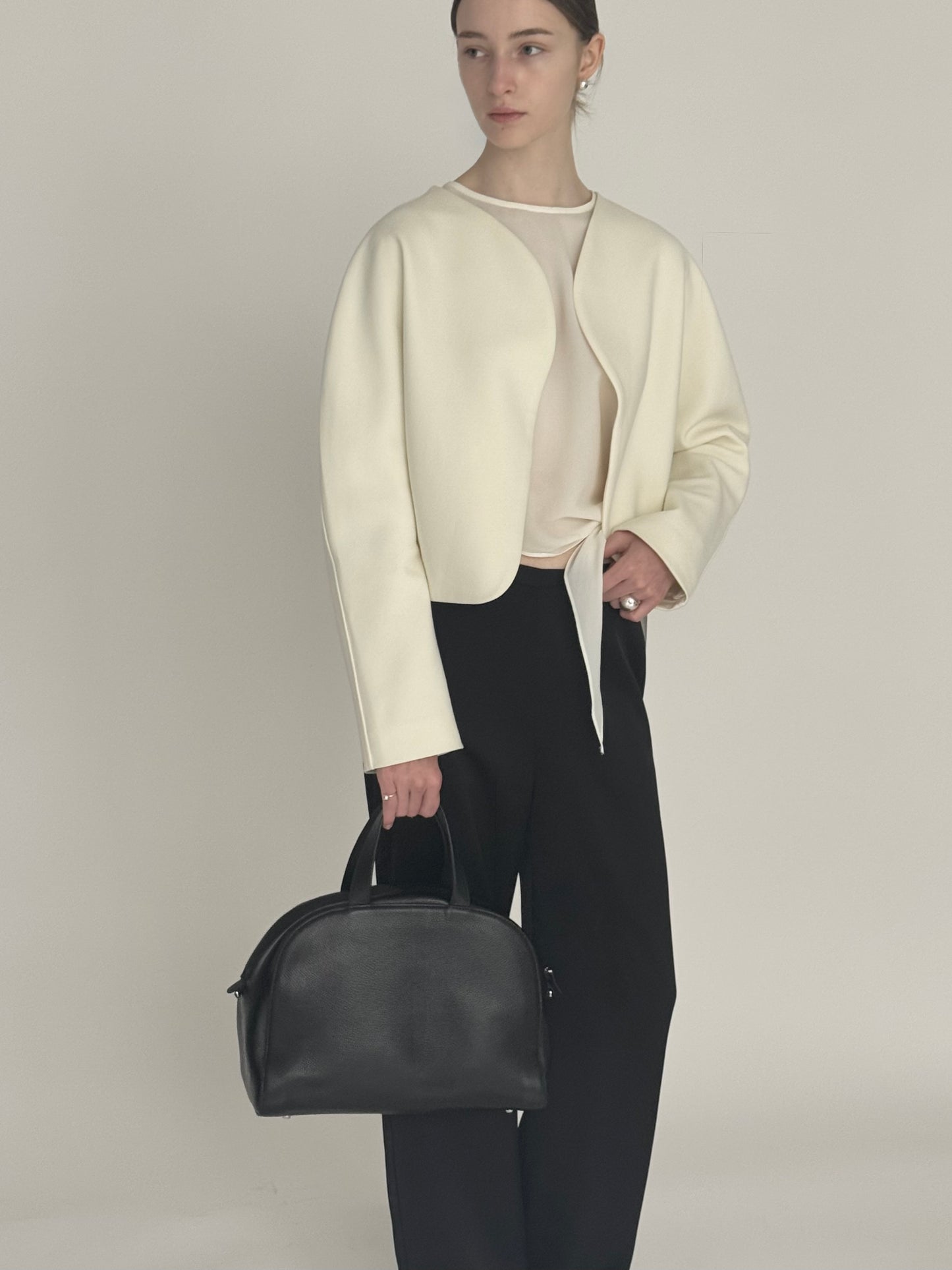 nocollar curve jacket