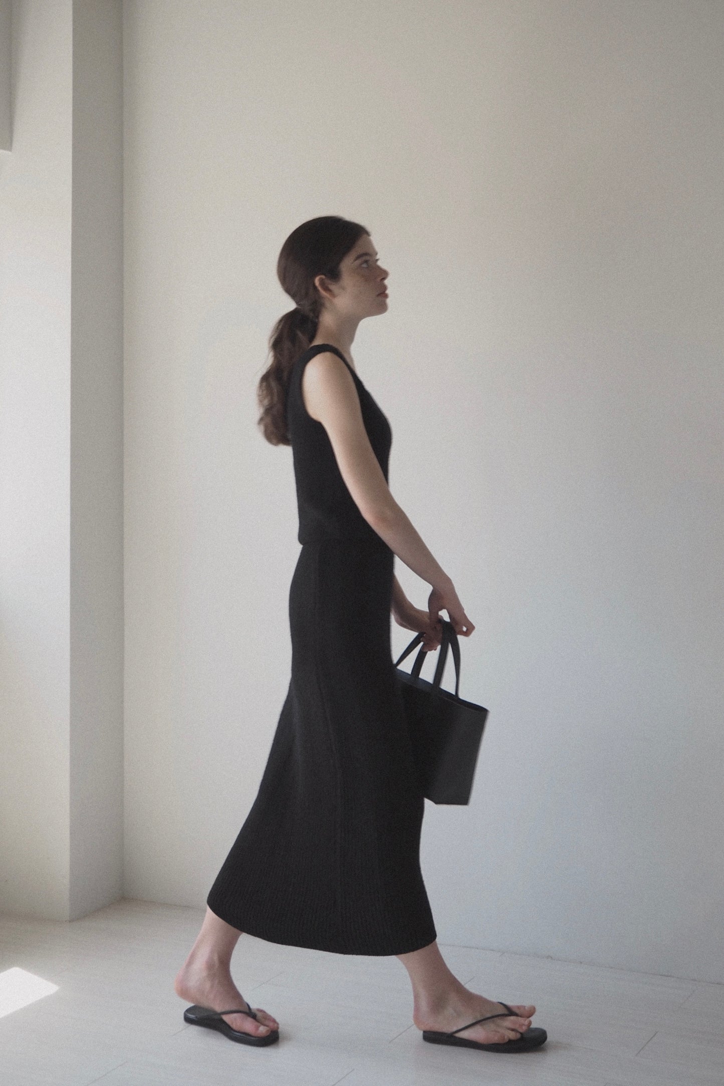 vegan leather oblong bag