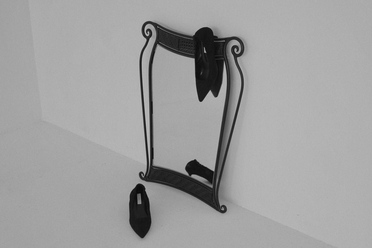 suède banding heel