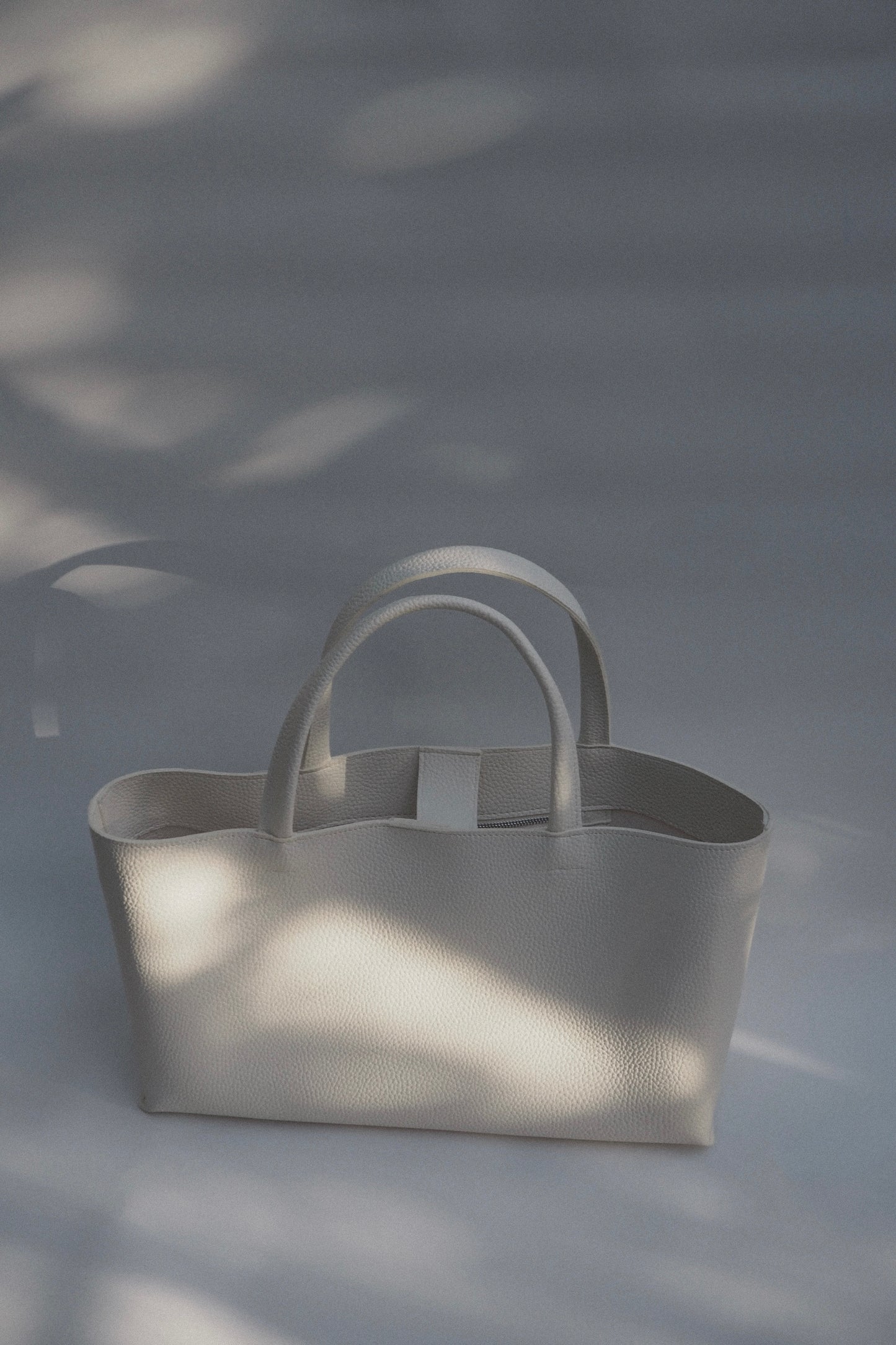 vegan leather oblong bag