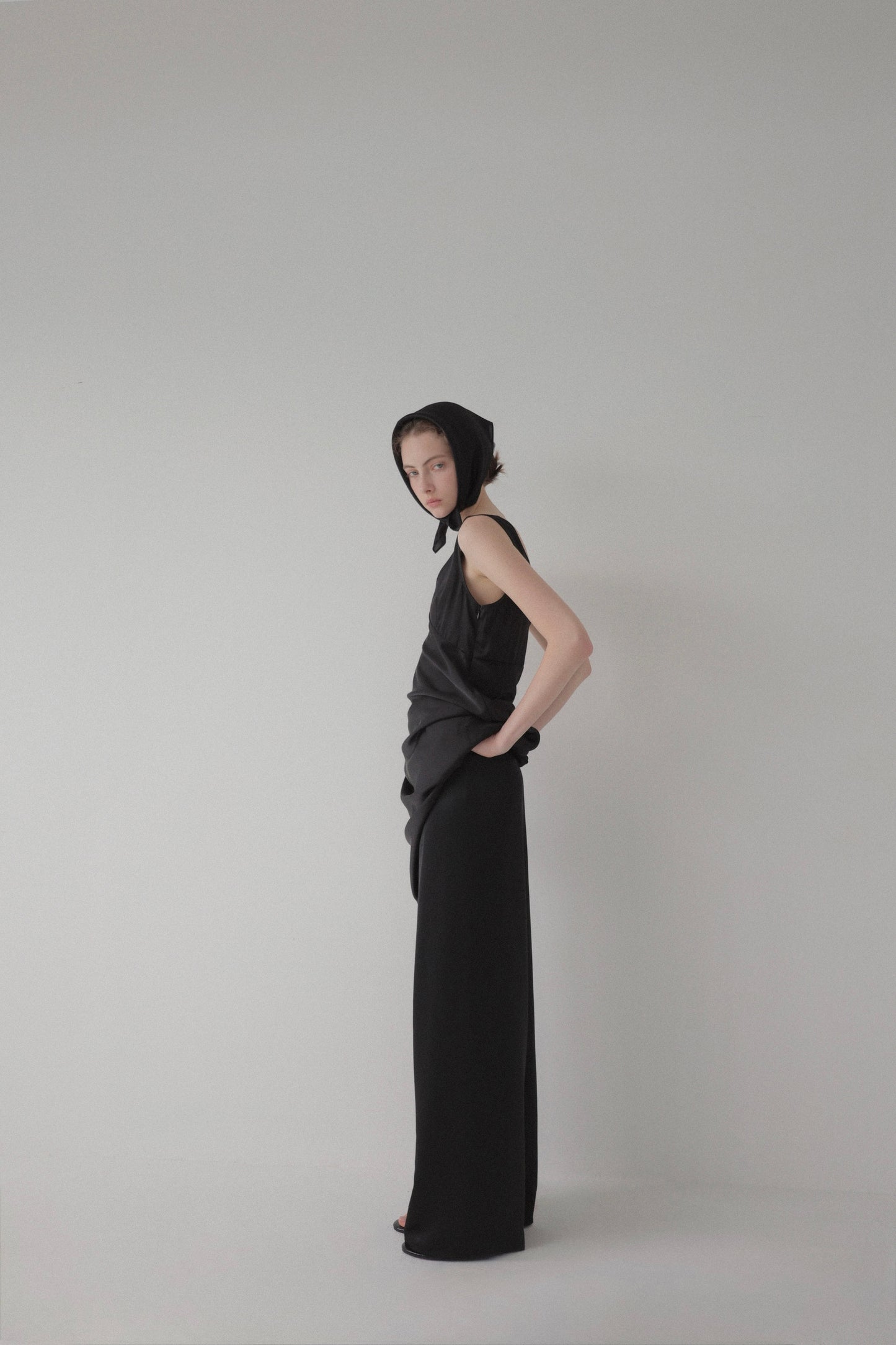 satin midi dress ( limited )