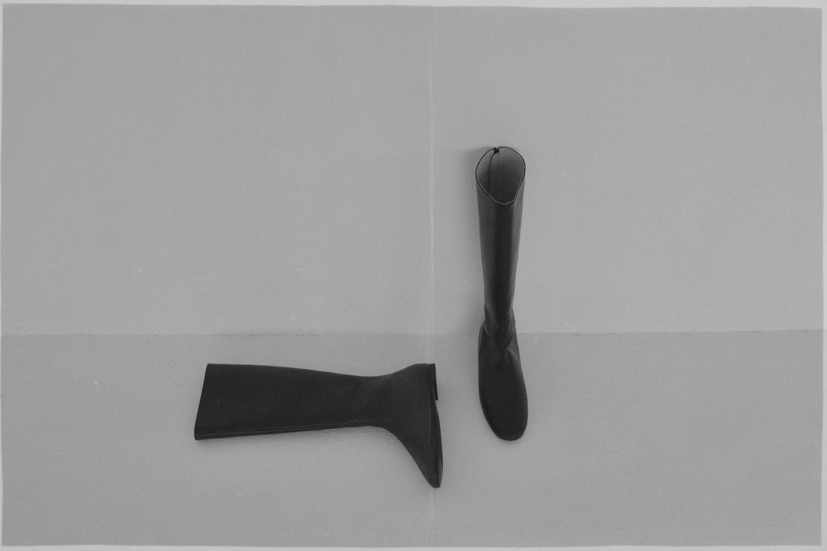 émoussé long boots