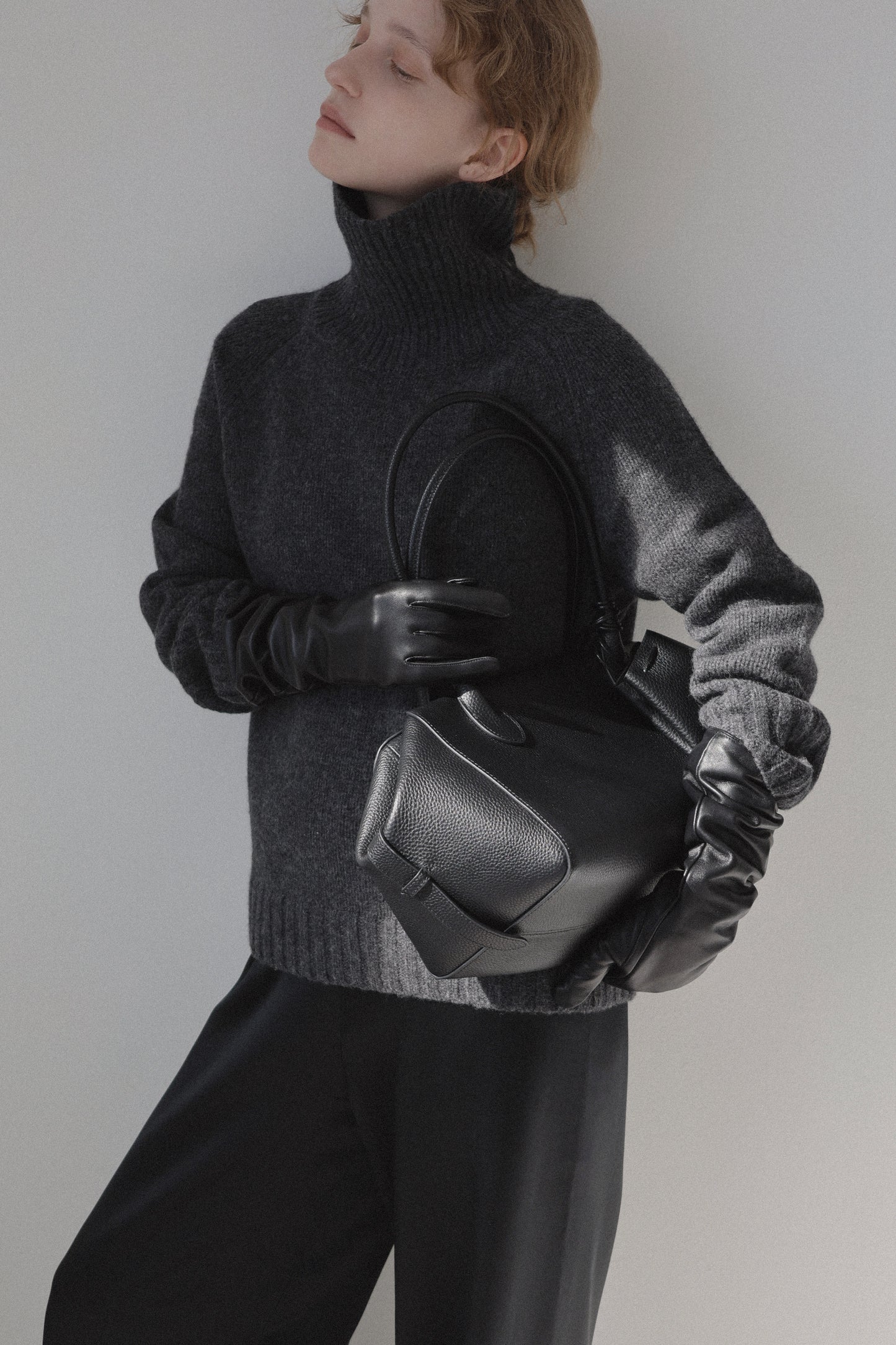 lambswool turtle knit