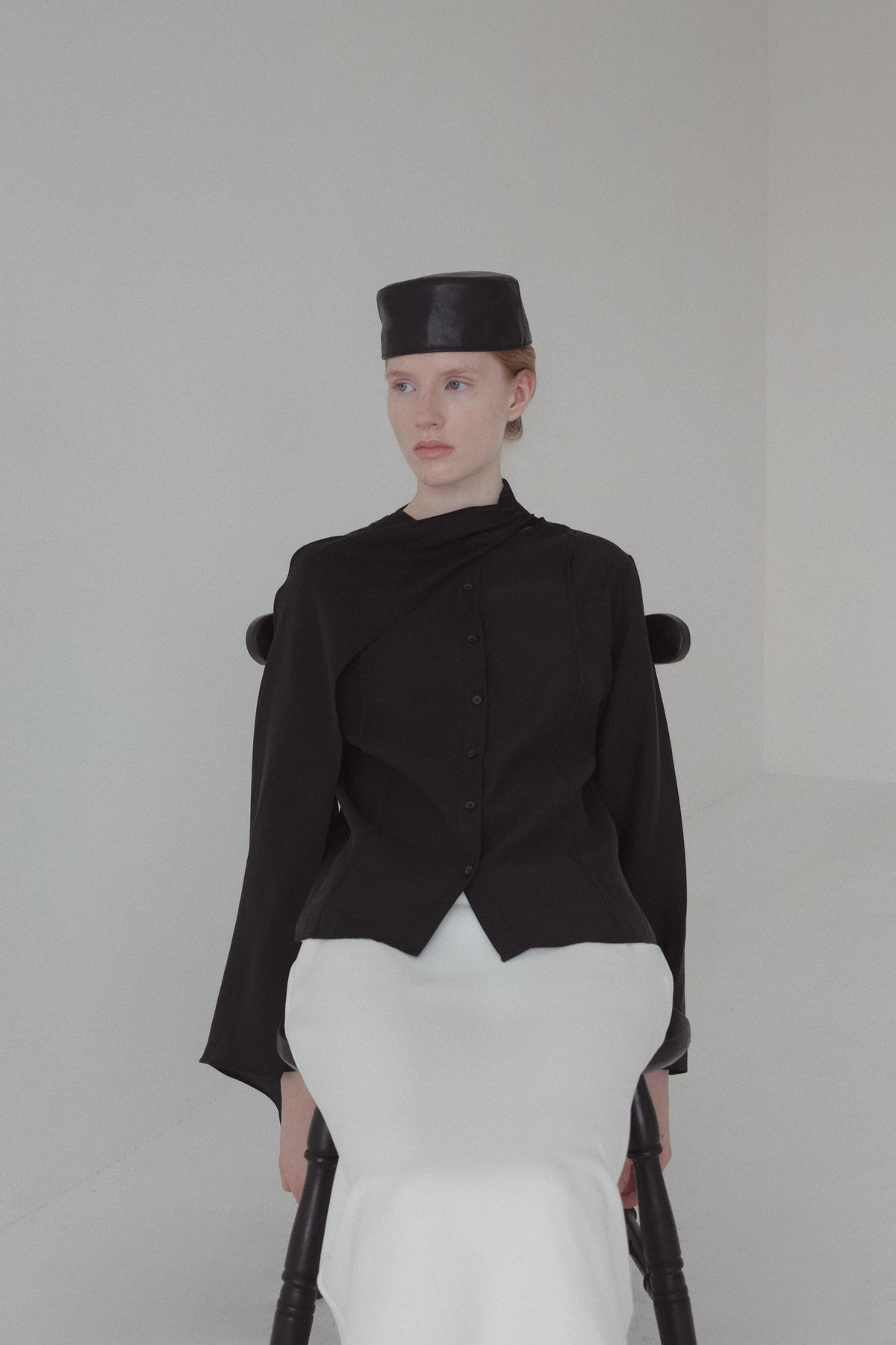colette scarf blouse