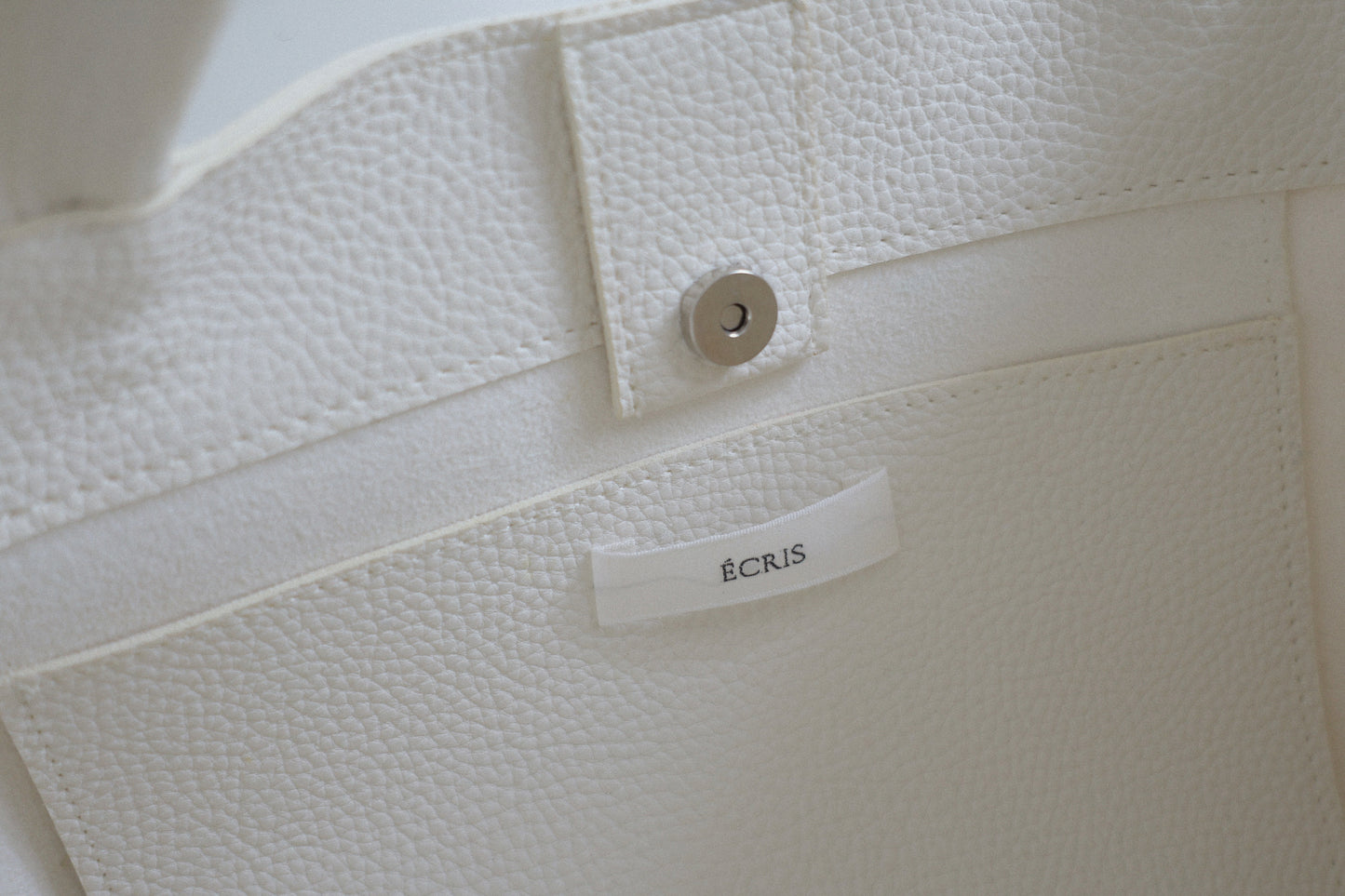 vegan leather oblong bag