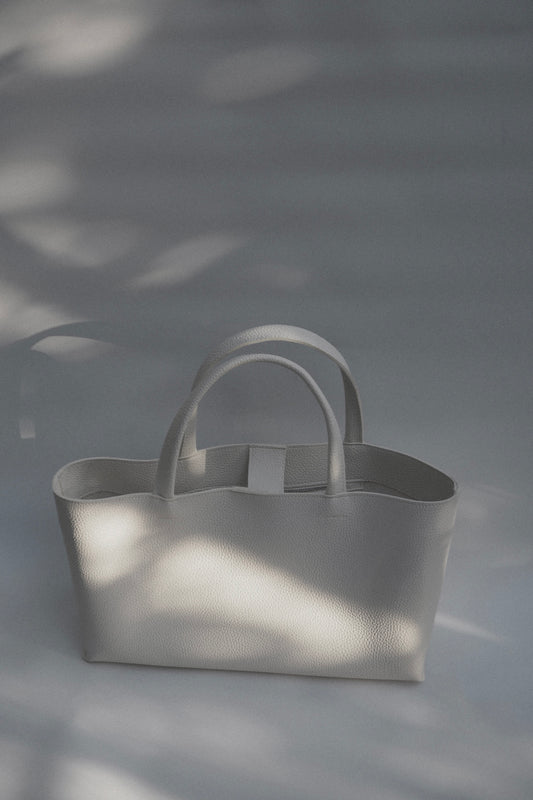 vegan leather oblong bag