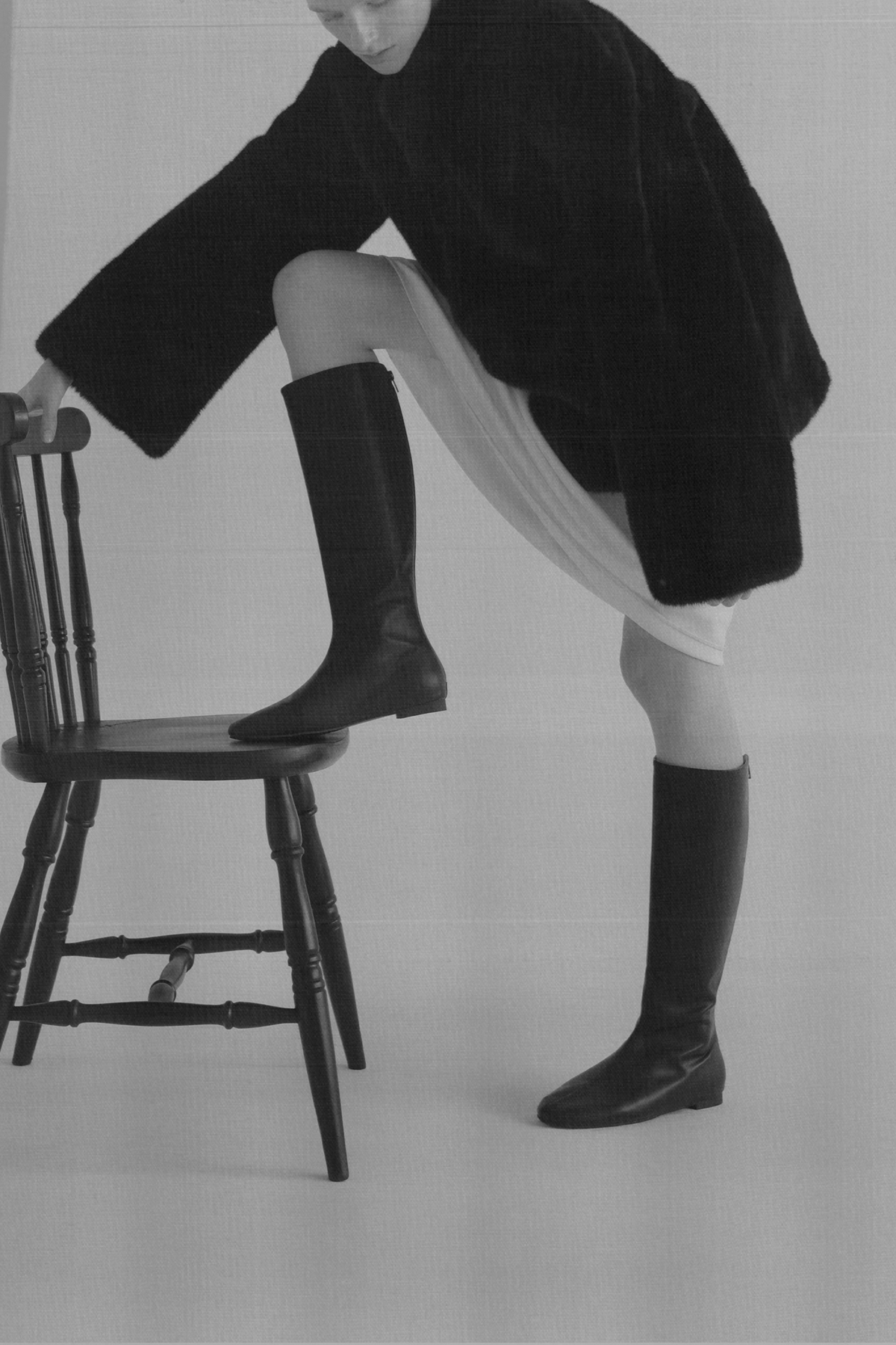 émoussé long boots