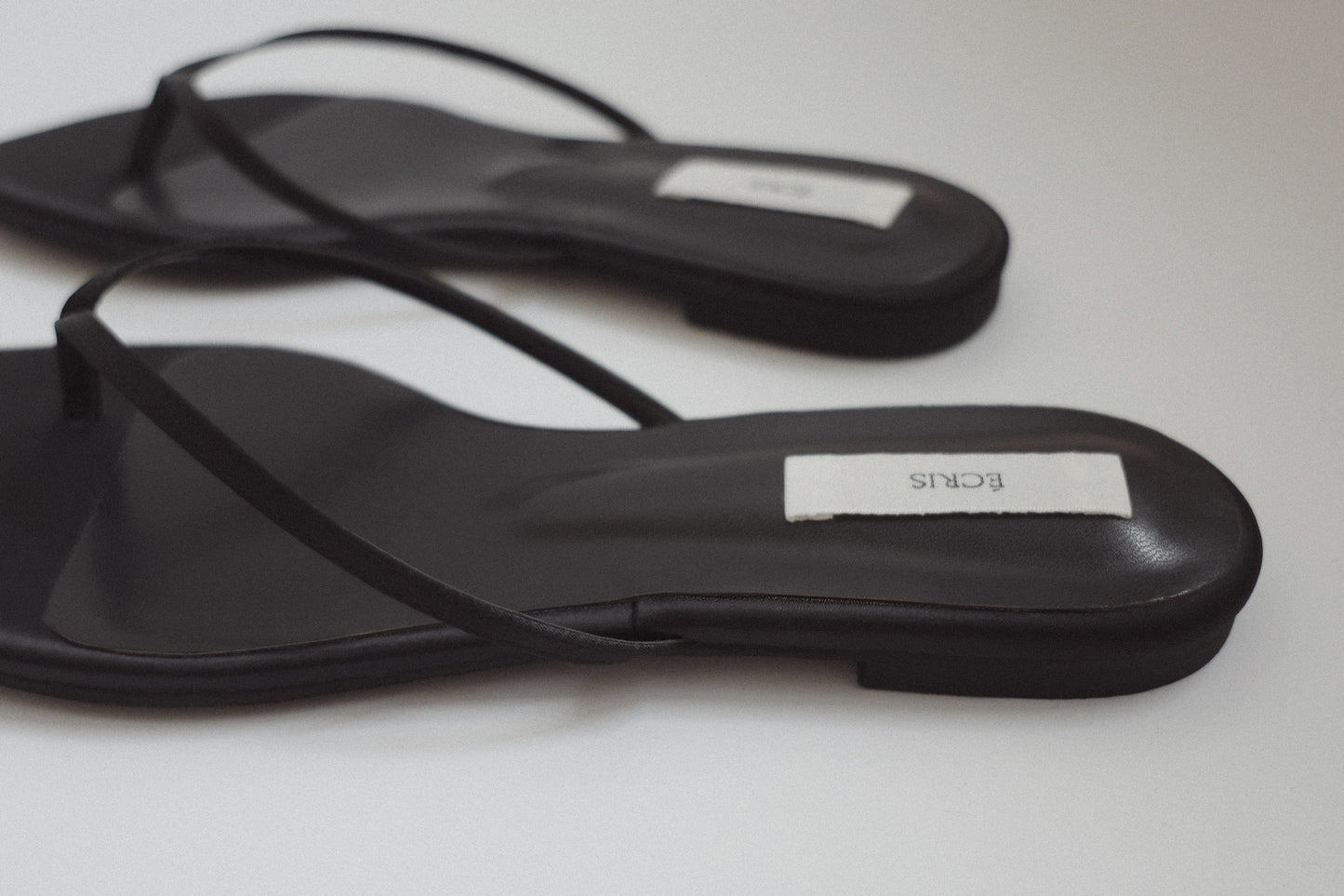 effilé satin sandal
