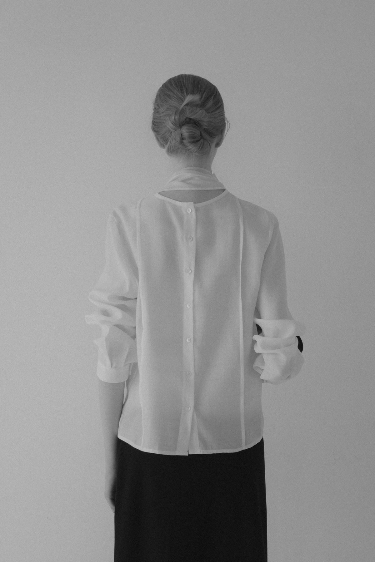 colette scarf blouse