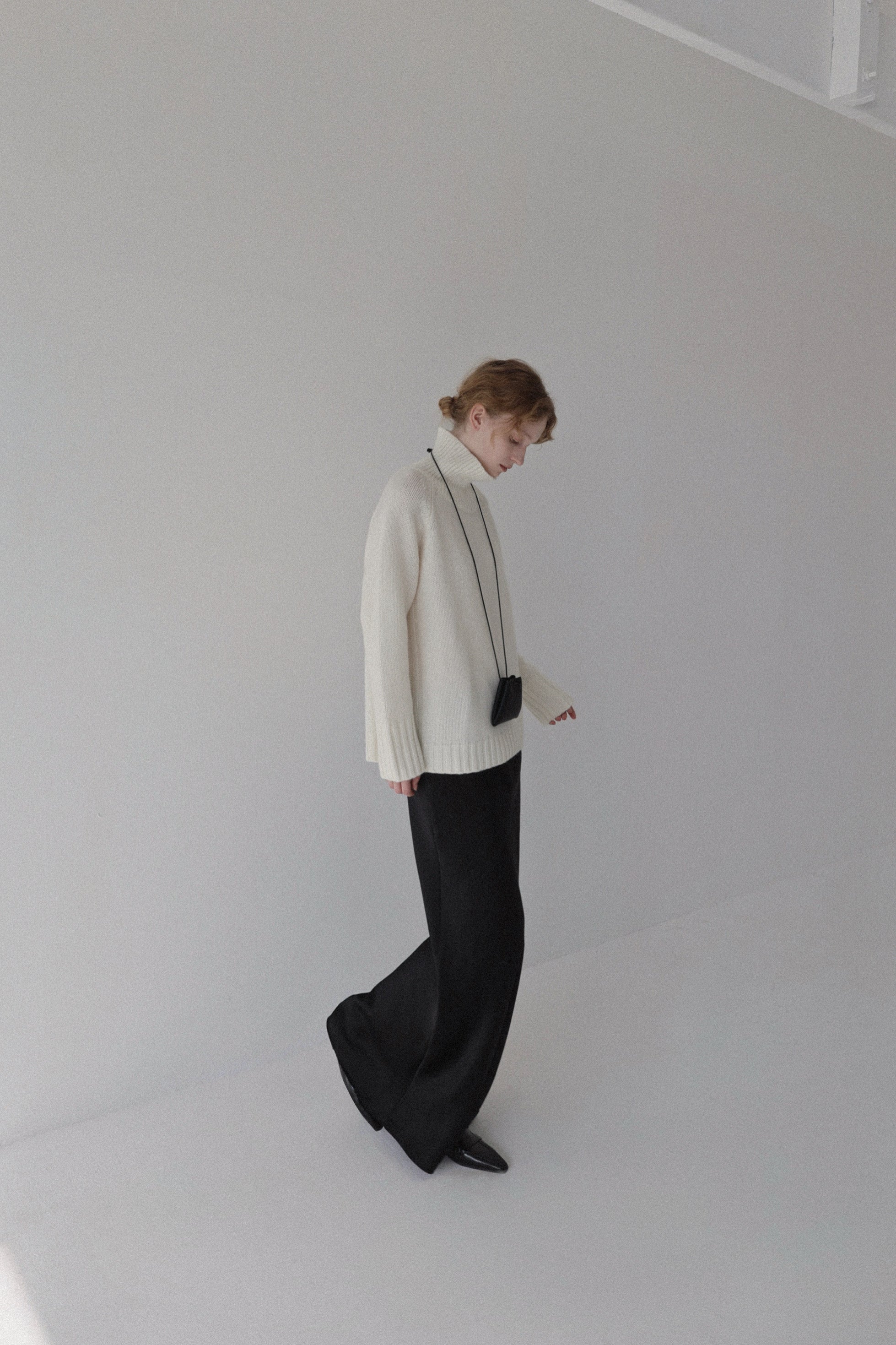 satin long skirt – ÉCRIS