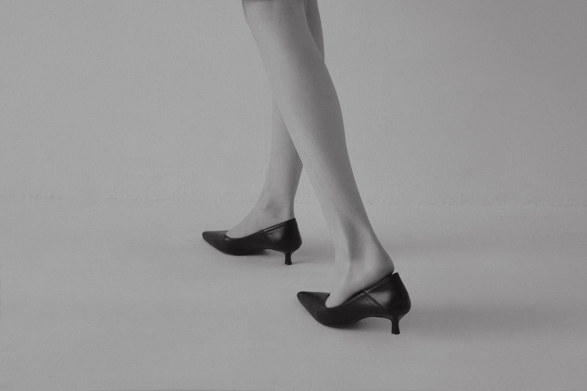 stiletto kitten heel