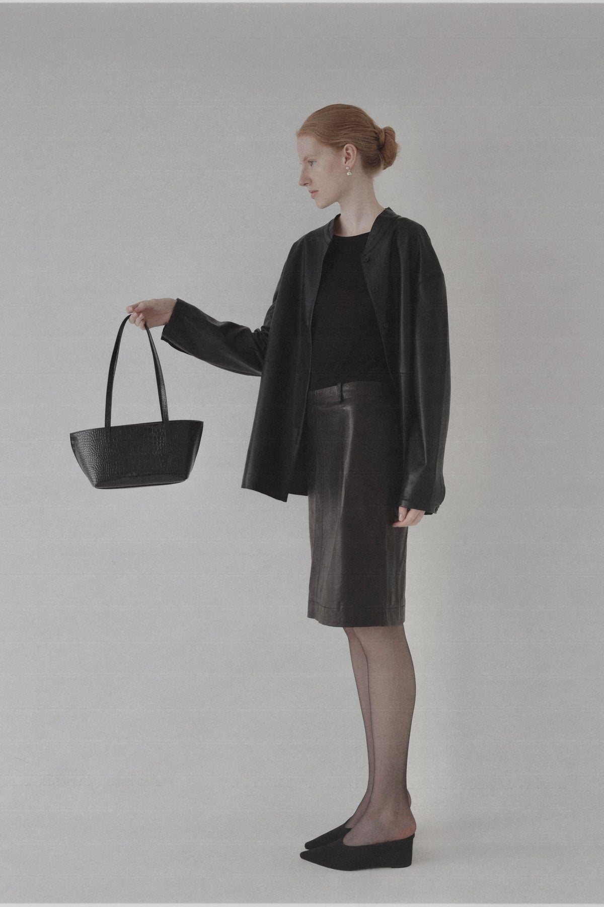 éventail croco bag