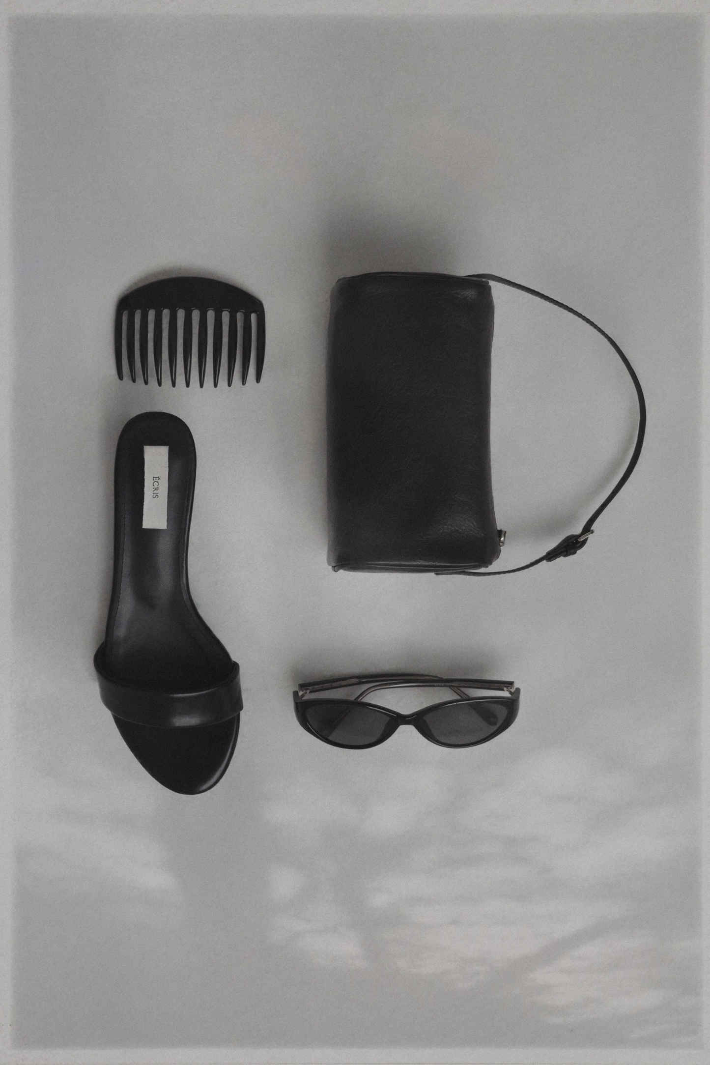 courbe leather bag