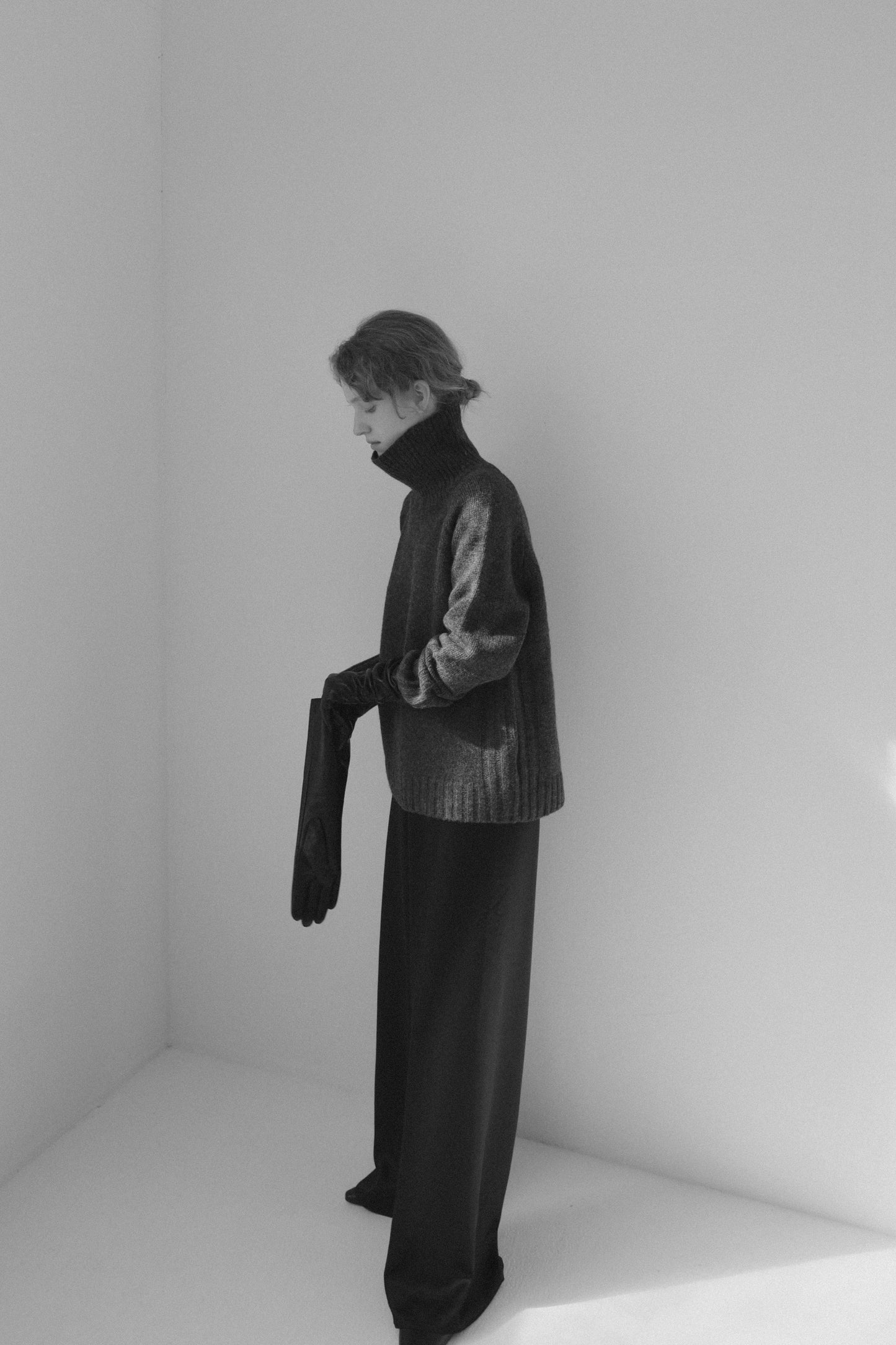 lambswool turtle knit