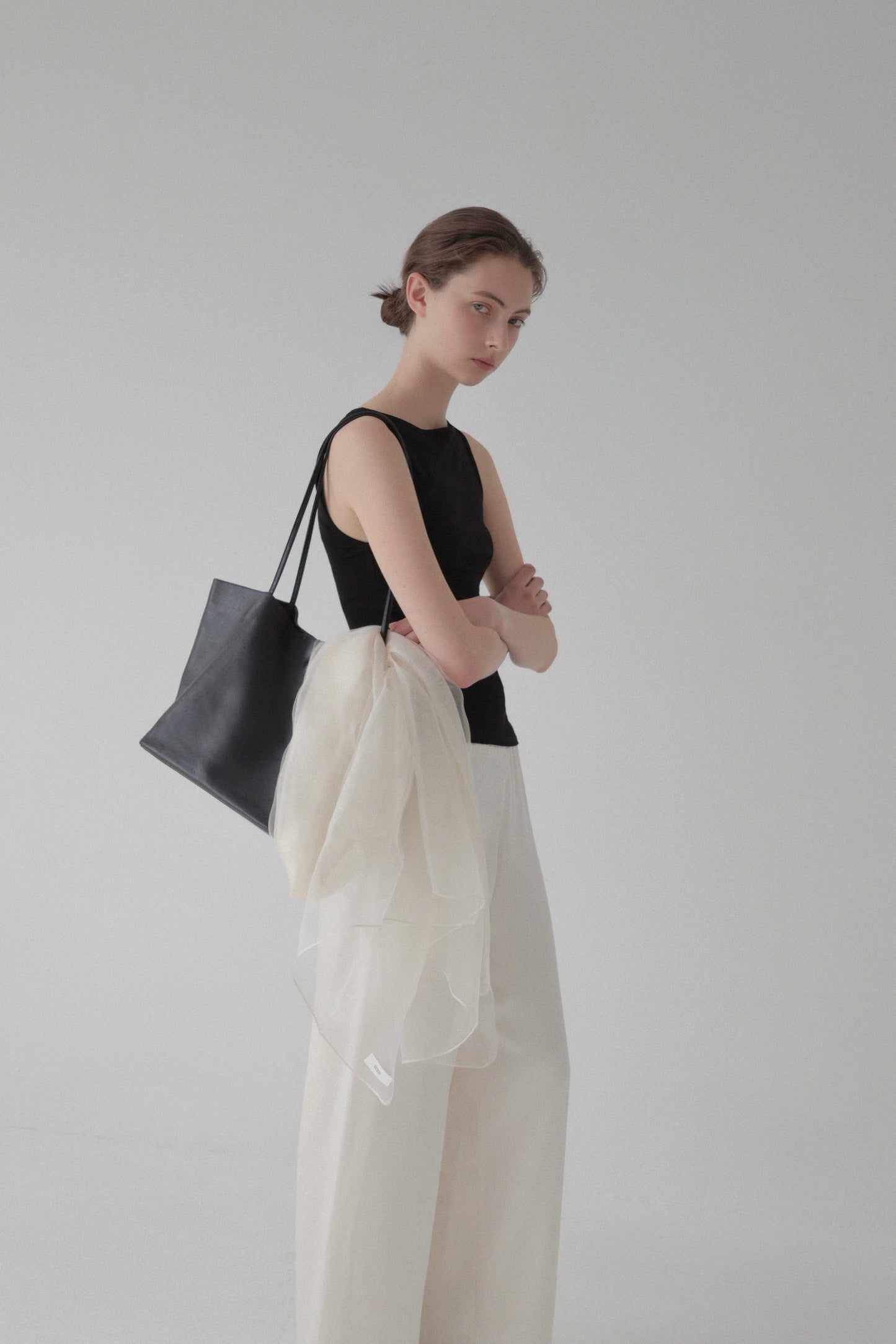 sheer silk stole