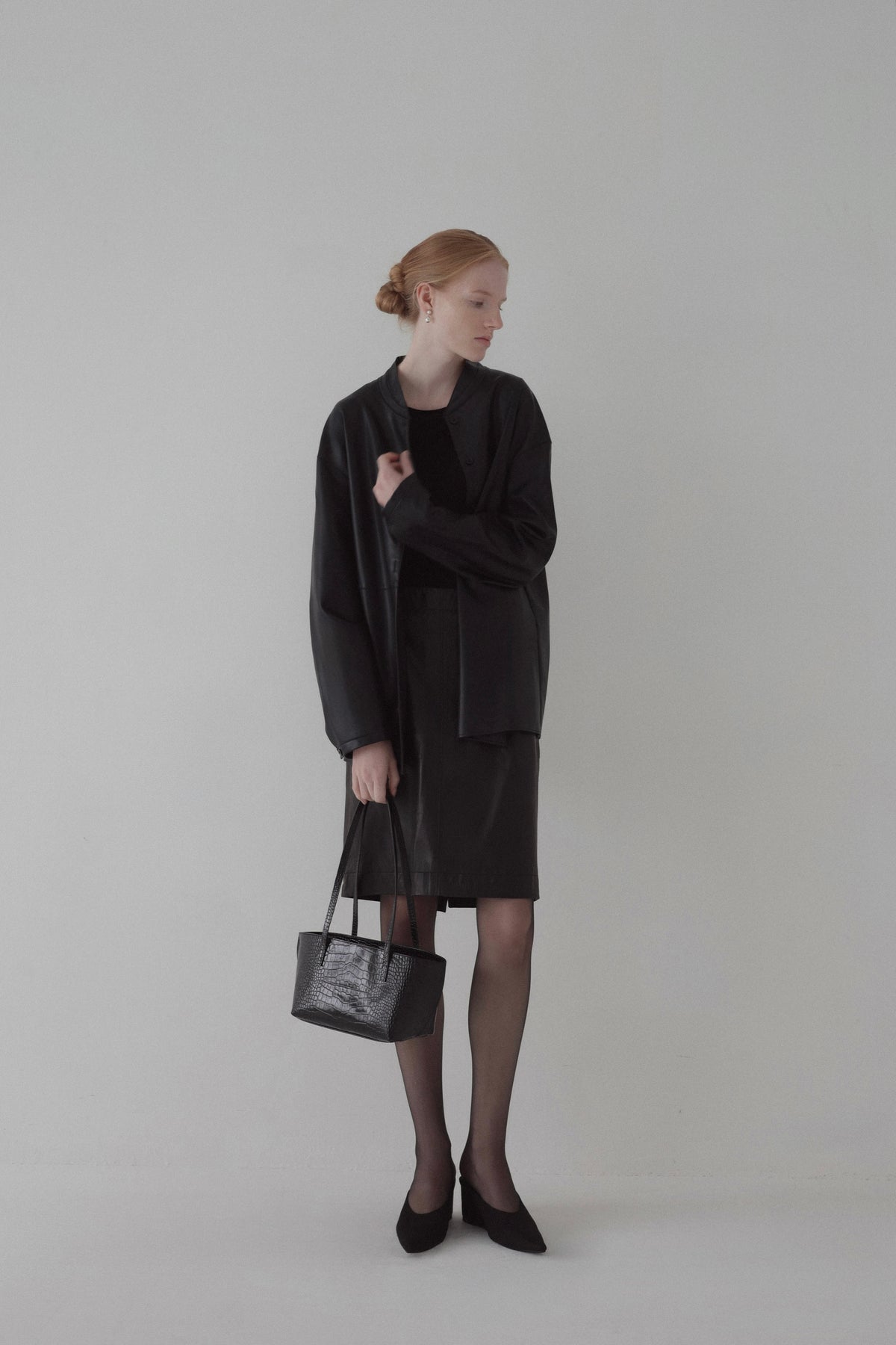 éventail croco bag