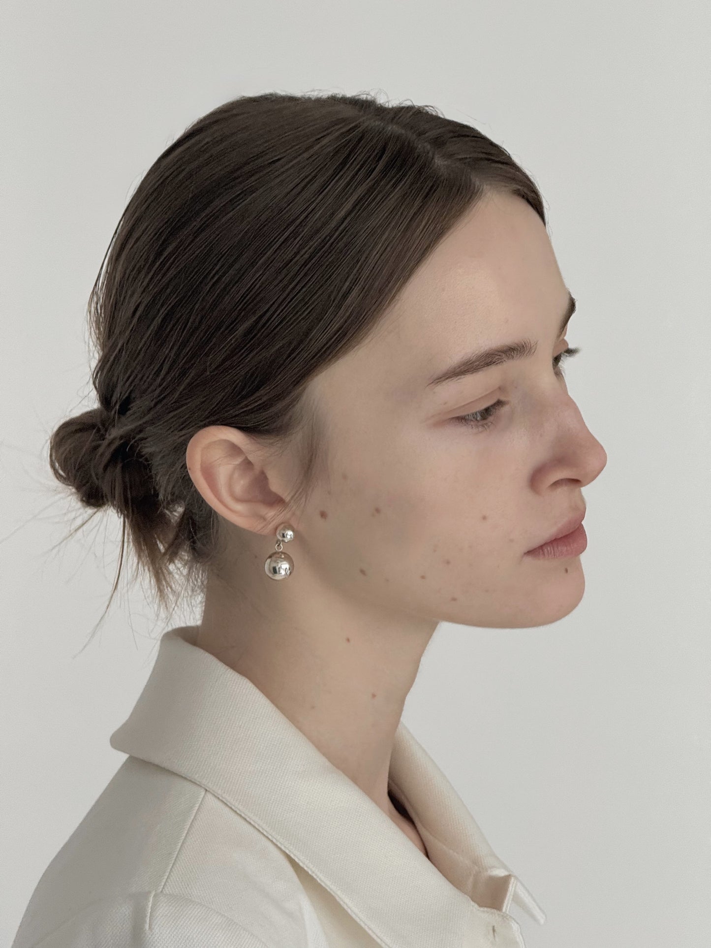 double ball earring