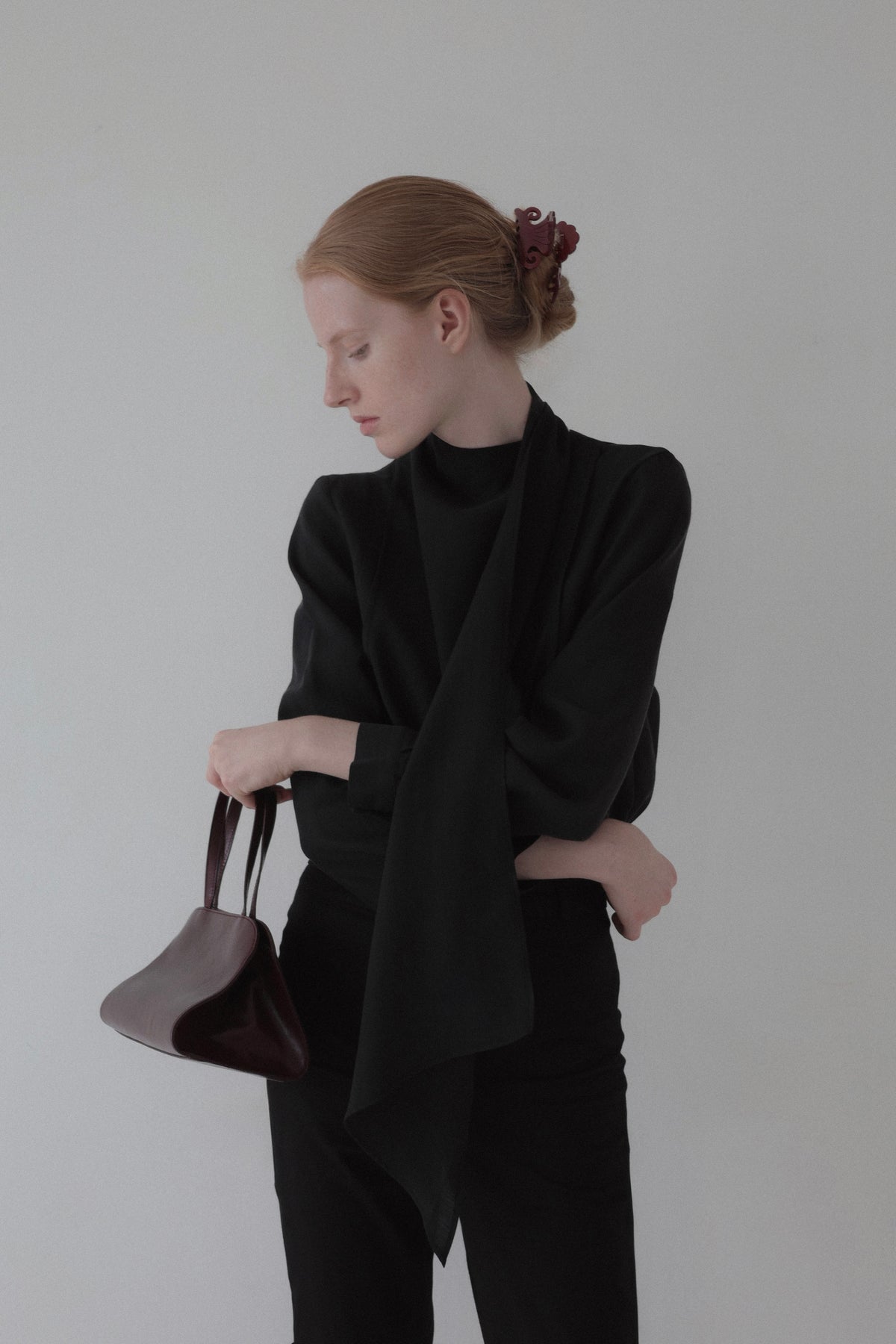 colette scarf blouse