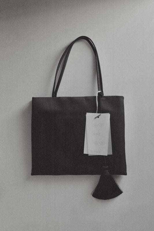 satin duo tote