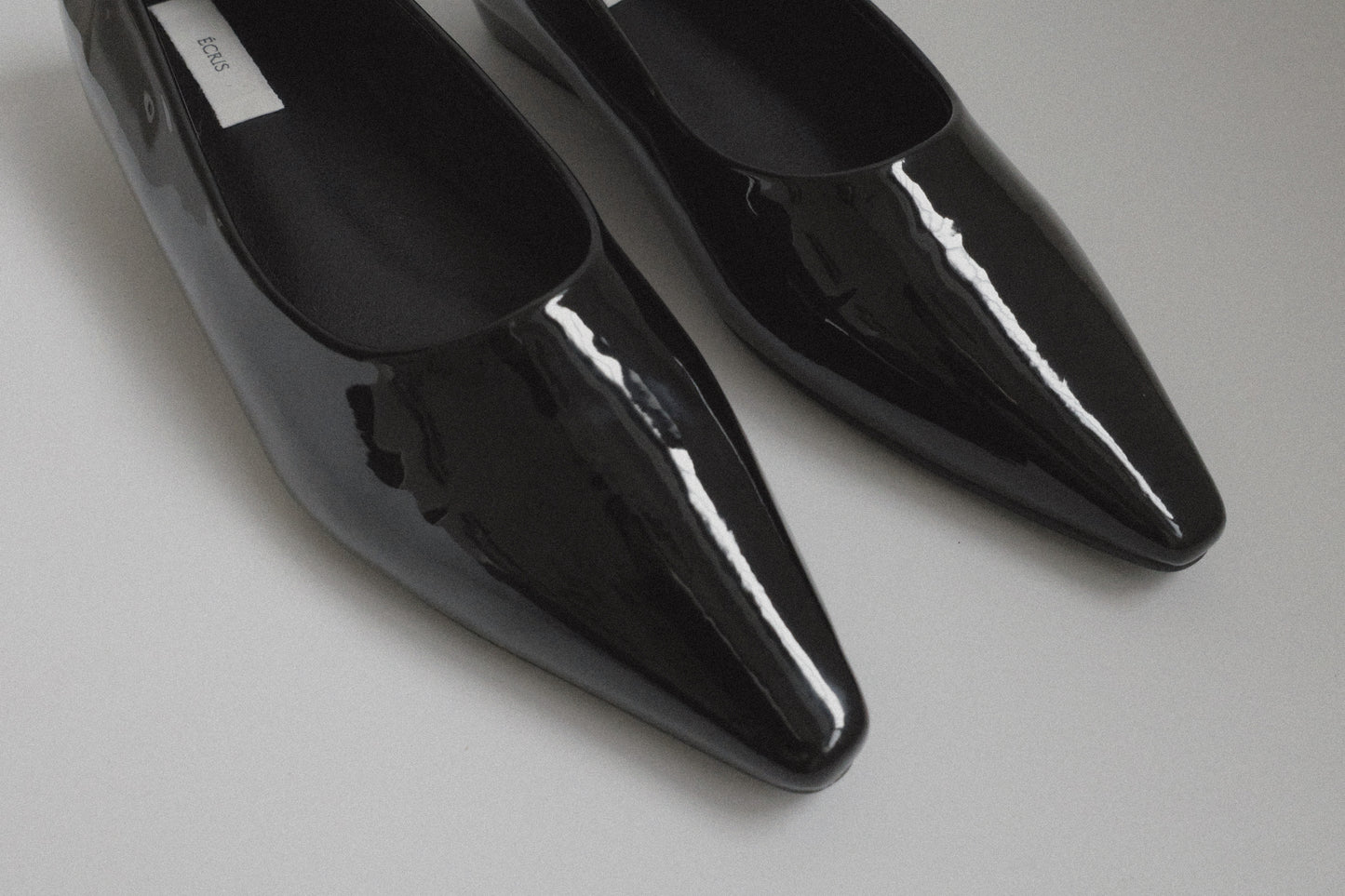 pointed toe flat ( matte )