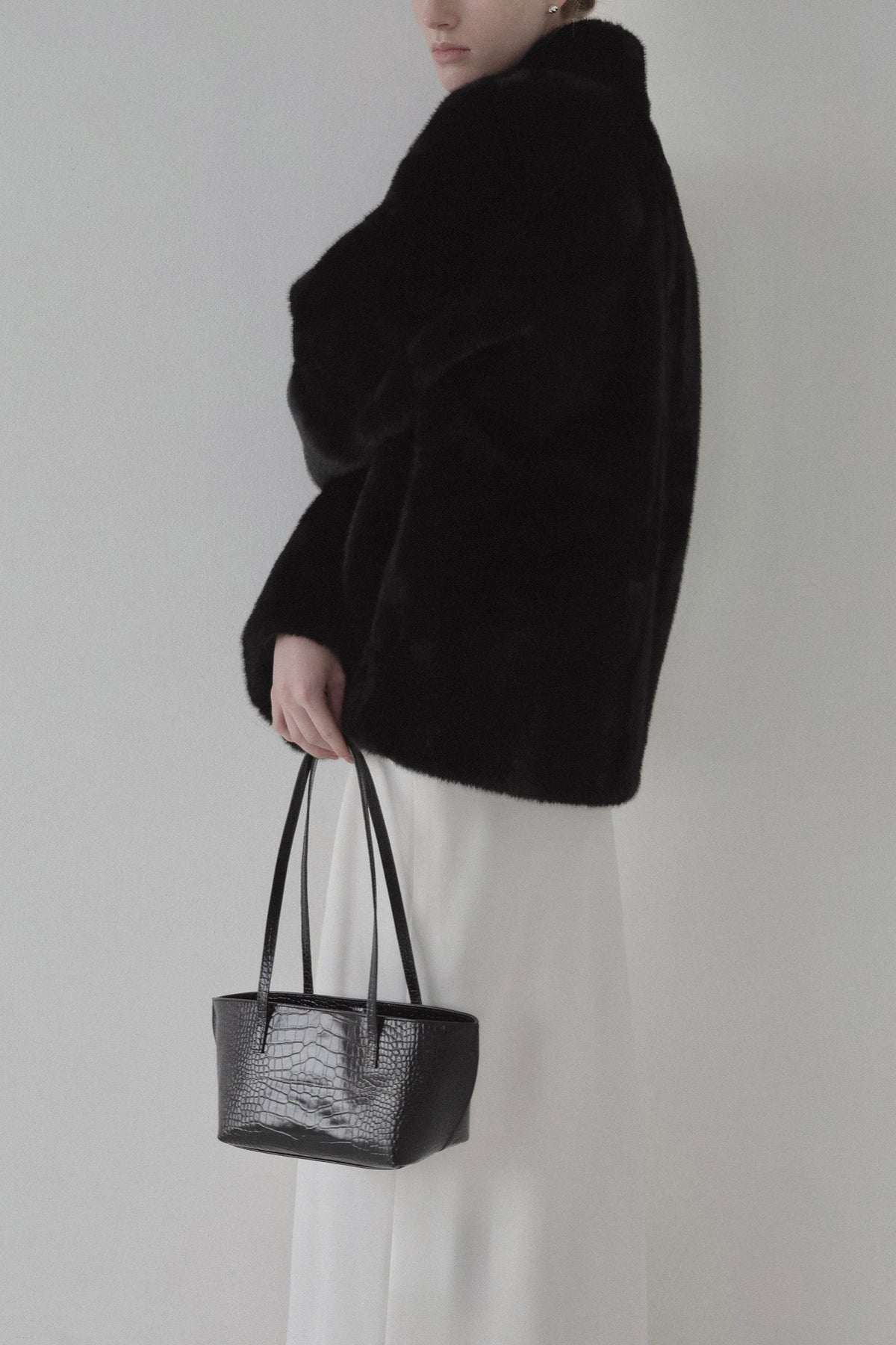 éventail croco bag