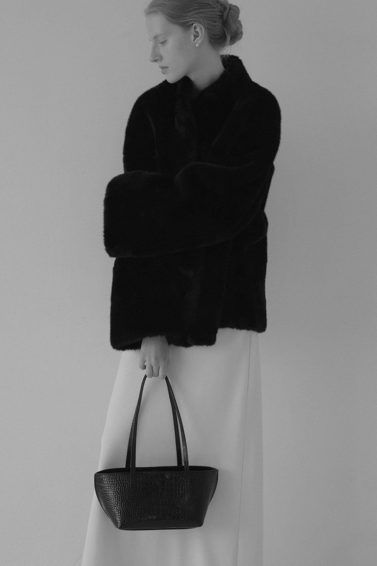 éventail croco bag
