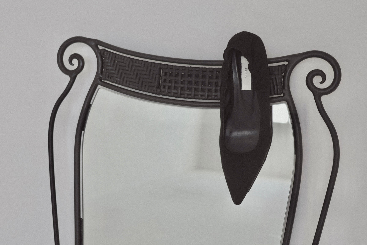 suède banding heel