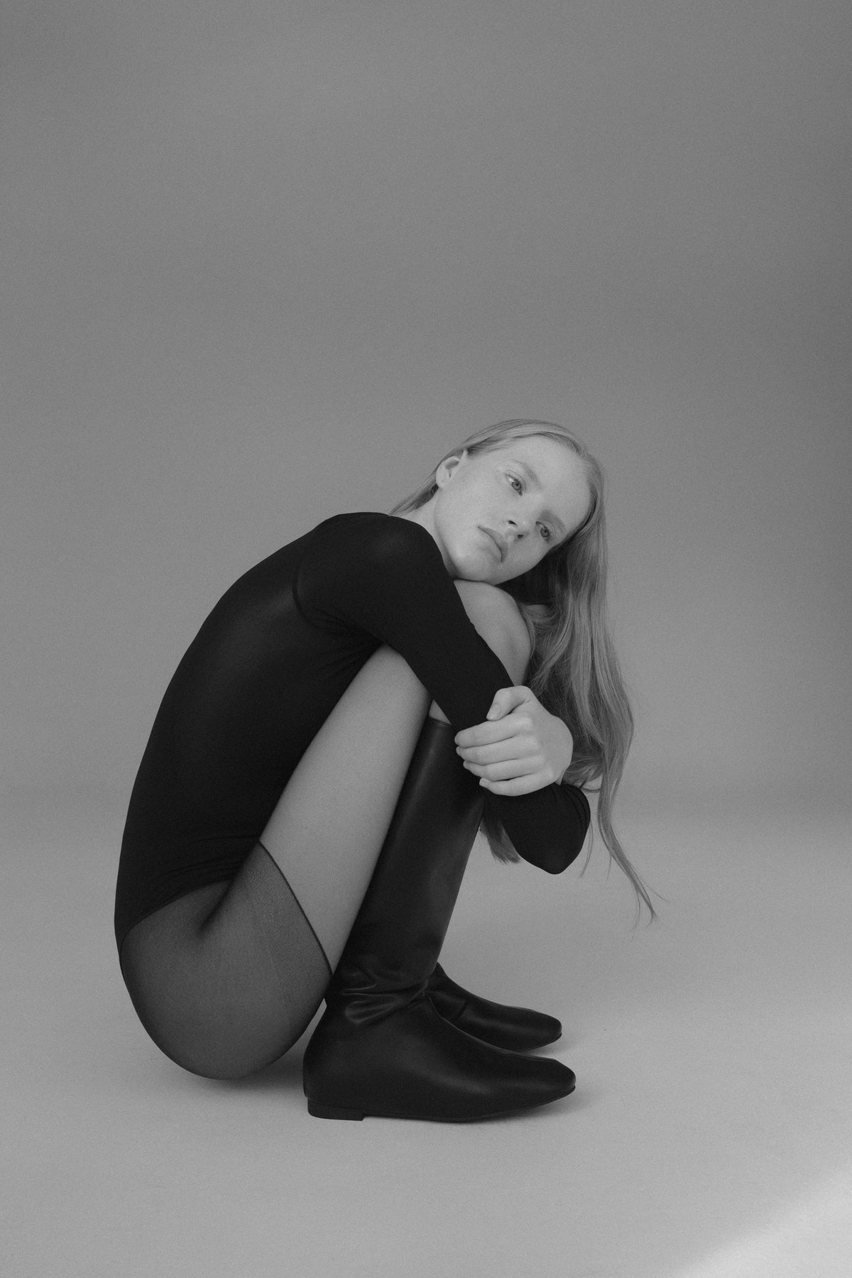 émoussé long boots